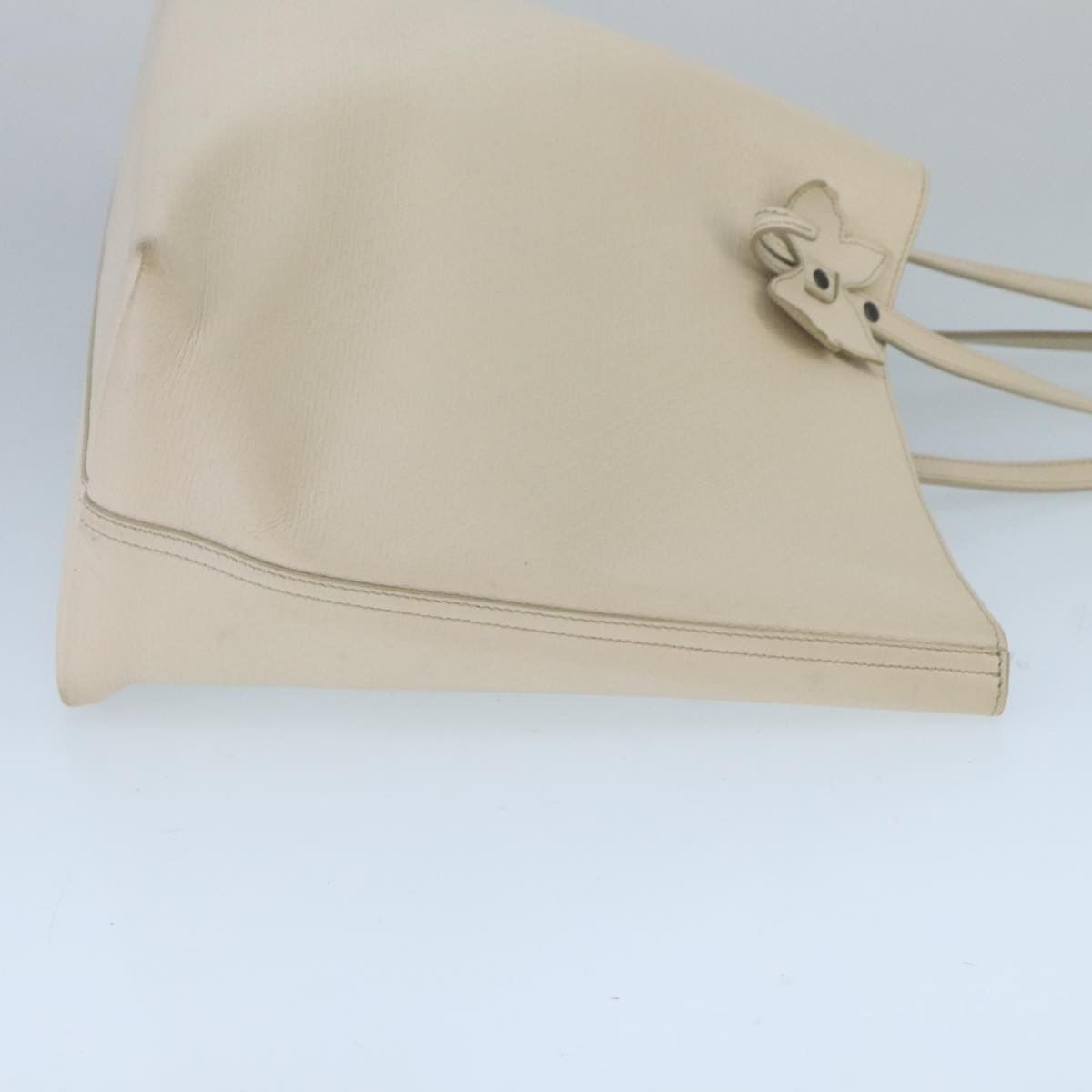 Bottega Veneta Cabas White Leather Tote Bag (Pre-Owned) Size ONE SIZE - 3 Thumbnail