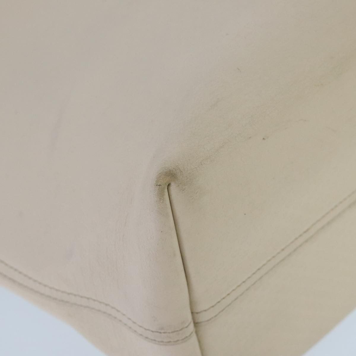 Bottega Veneta Cabas White Leather Tote Bag (Pre-Owned) Size ONE SIZE - 18 Thumbnail