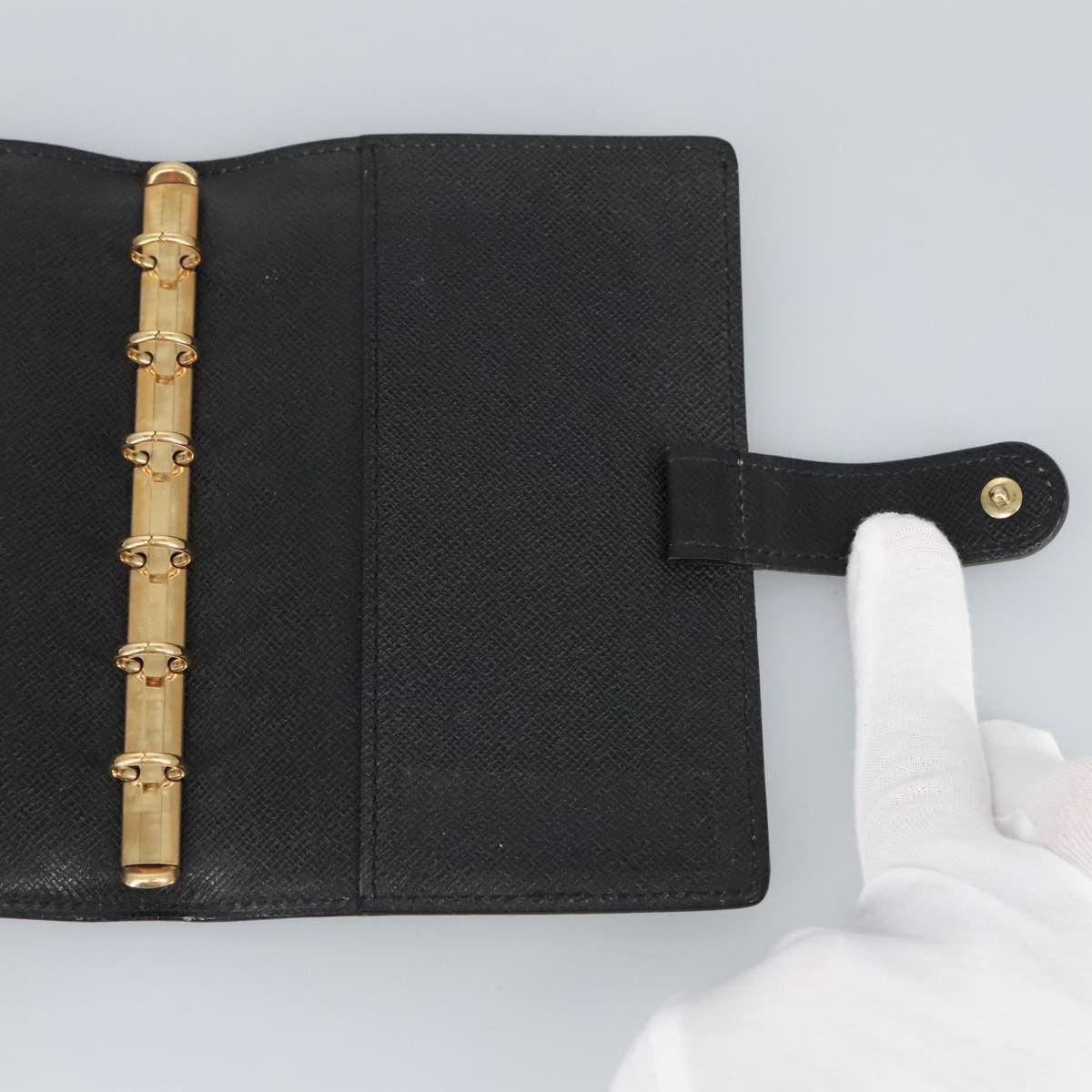 Louis Vuitton Agenda Cover Black Leather Wallet (Pre-Owned) Size ONE SIZE - 13 Thumbnail