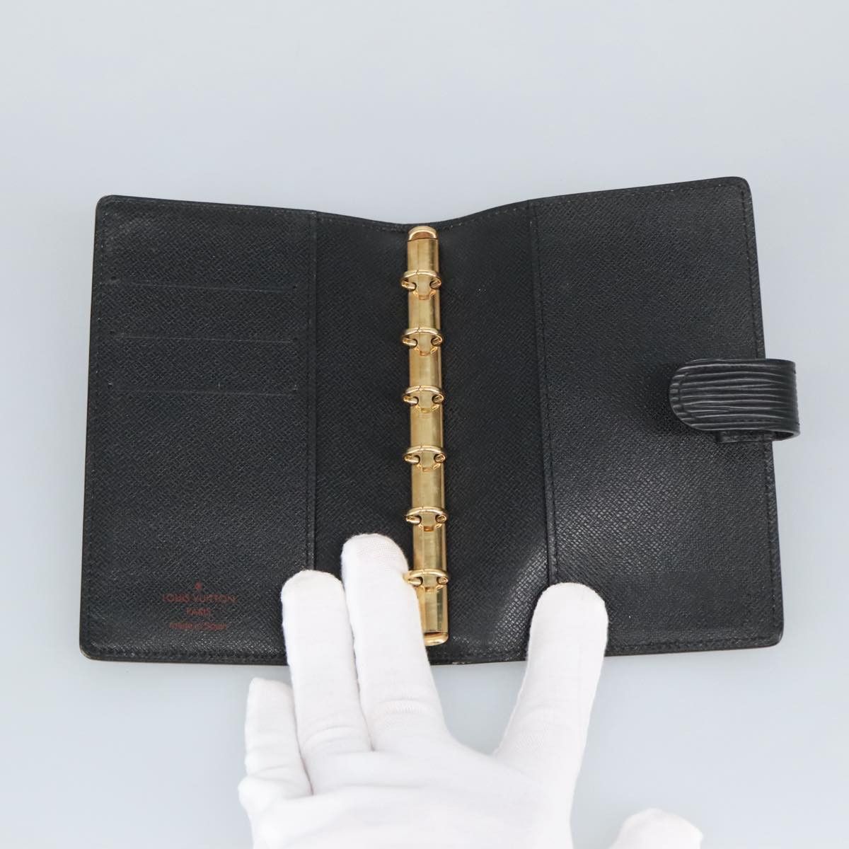 Louis Vuitton Agenda Cover Black Leather Wallet (Pre-Owned) Size ONE SIZE - 18 Thumbnail