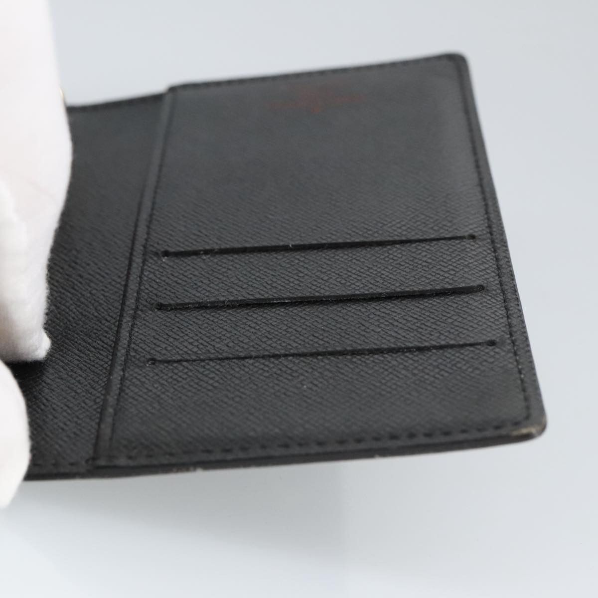 Louis Vuitton Agenda Cover Black Leather Wallet (Pre-Owned) Size ONE SIZE - 15 Thumbnail
