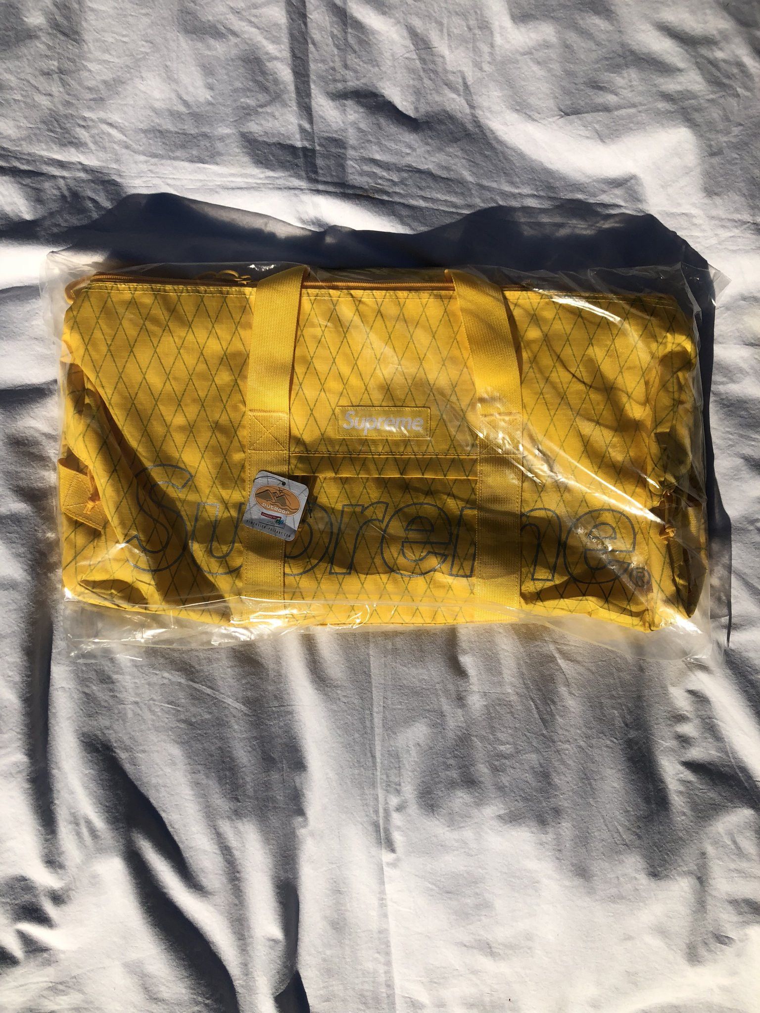 Supreme Duffle Bag (FW18) Yellow