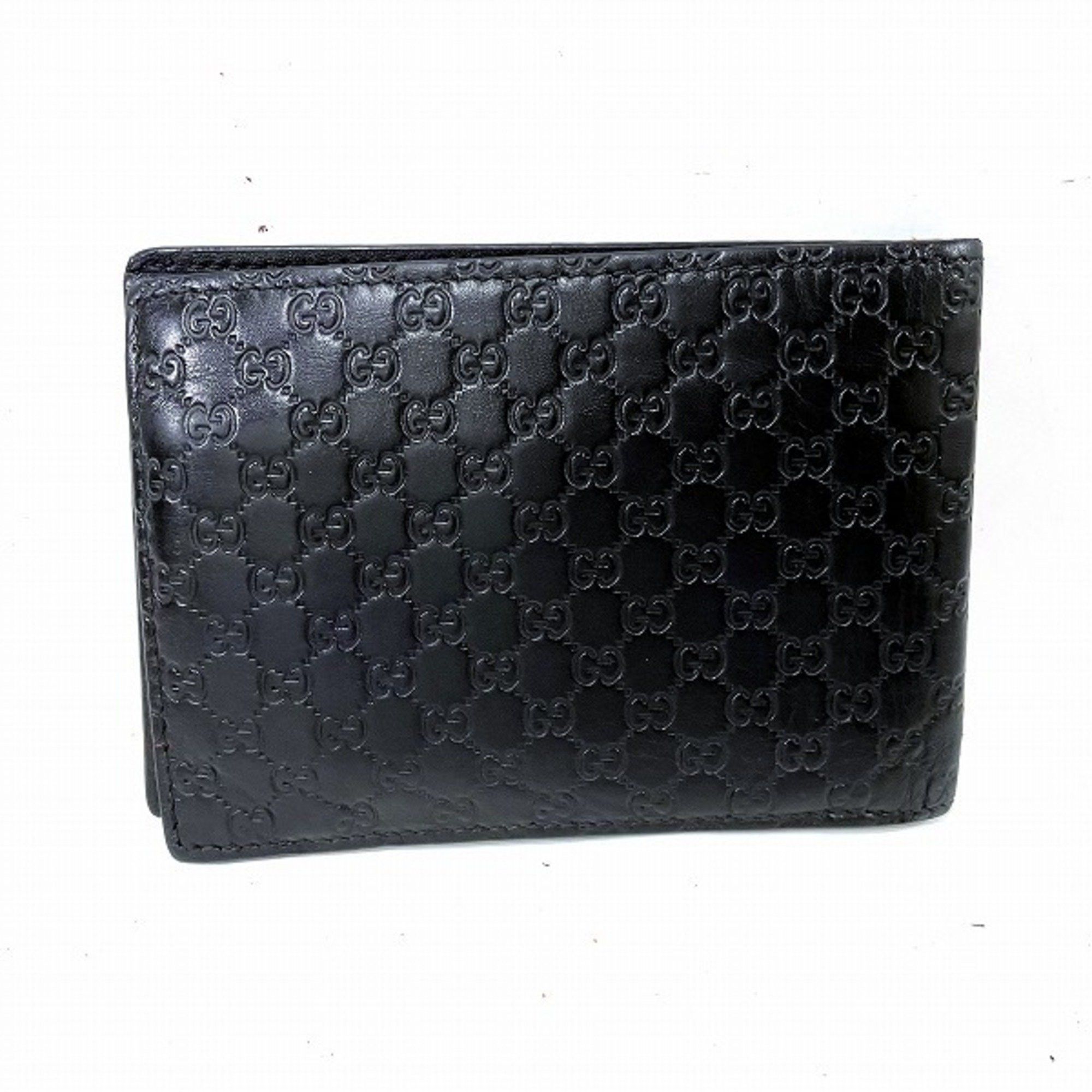 Gucci GUCCI Micro Guccissima 292534 Bi-fold Wallet for Men Size ONE SIZE - 9 Thumbnail