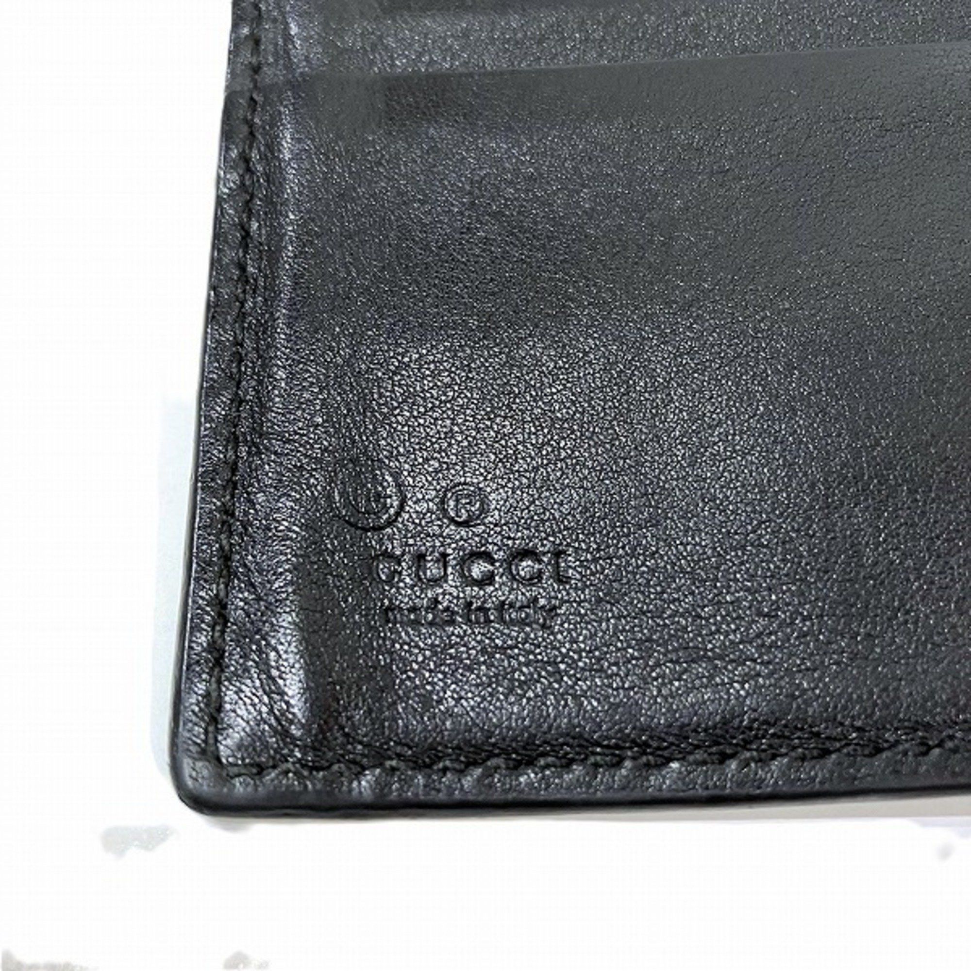 Gucci GUCCI Micro Guccissima 292534 Bi-fold Wallet for Men Size ONE SIZE - 4 Thumbnail