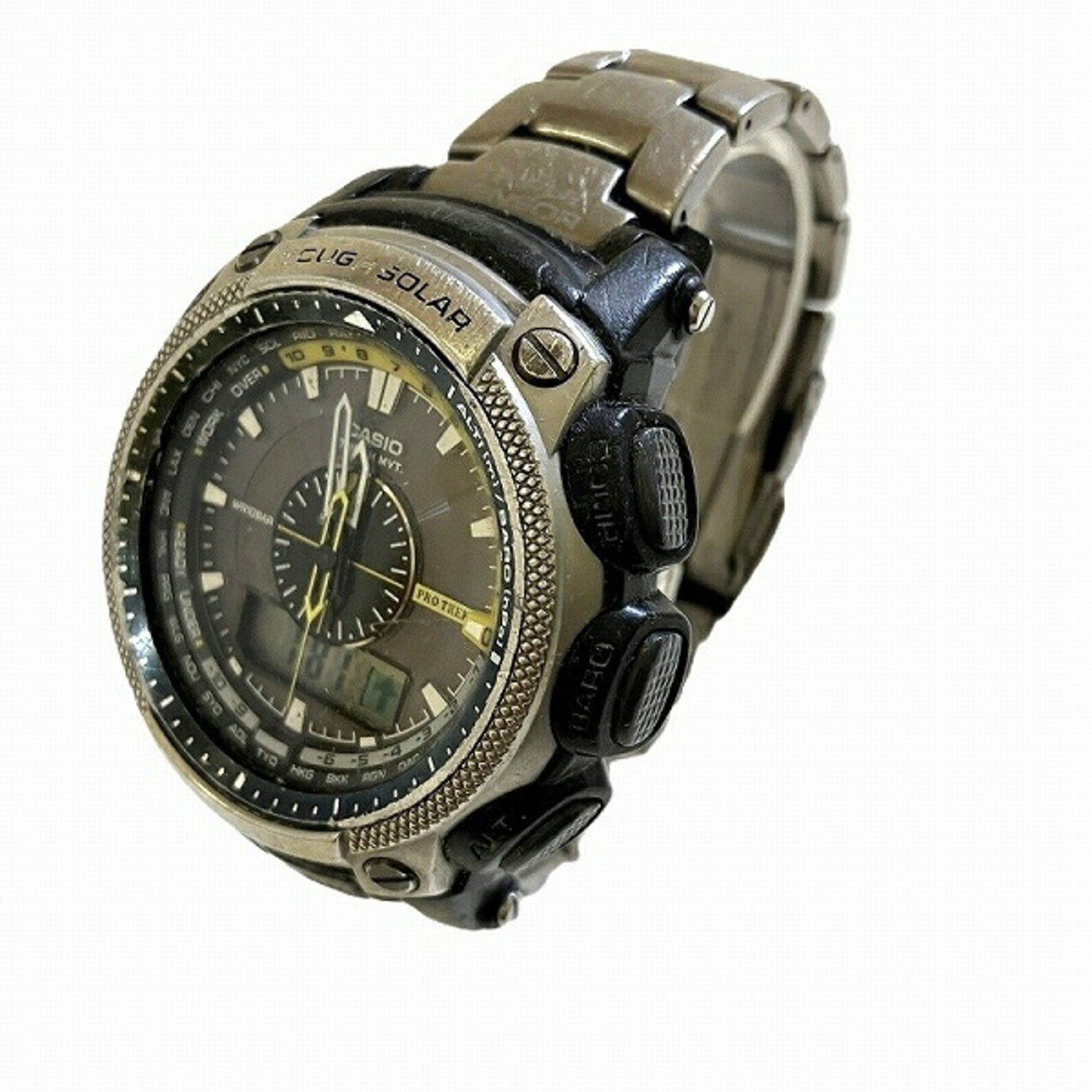 Casio Casio Pro Trek PRW5000T Solar Watch Men's Size ONE SIZE - 2 Thumbnail