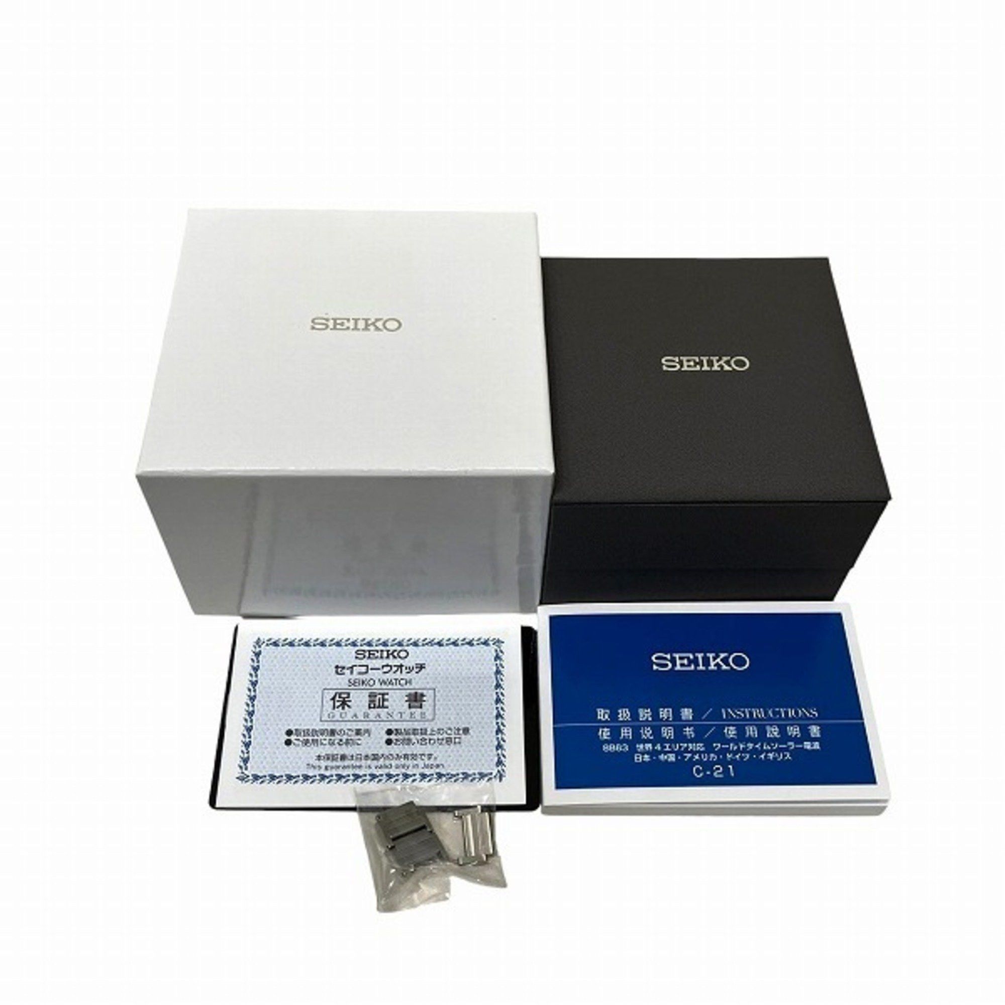 Seiko Seiko Astron Nexter World Time 8B63-0BB0 Radio Solar Watch Men's Size ONE SIZE - 9 Thumbnail