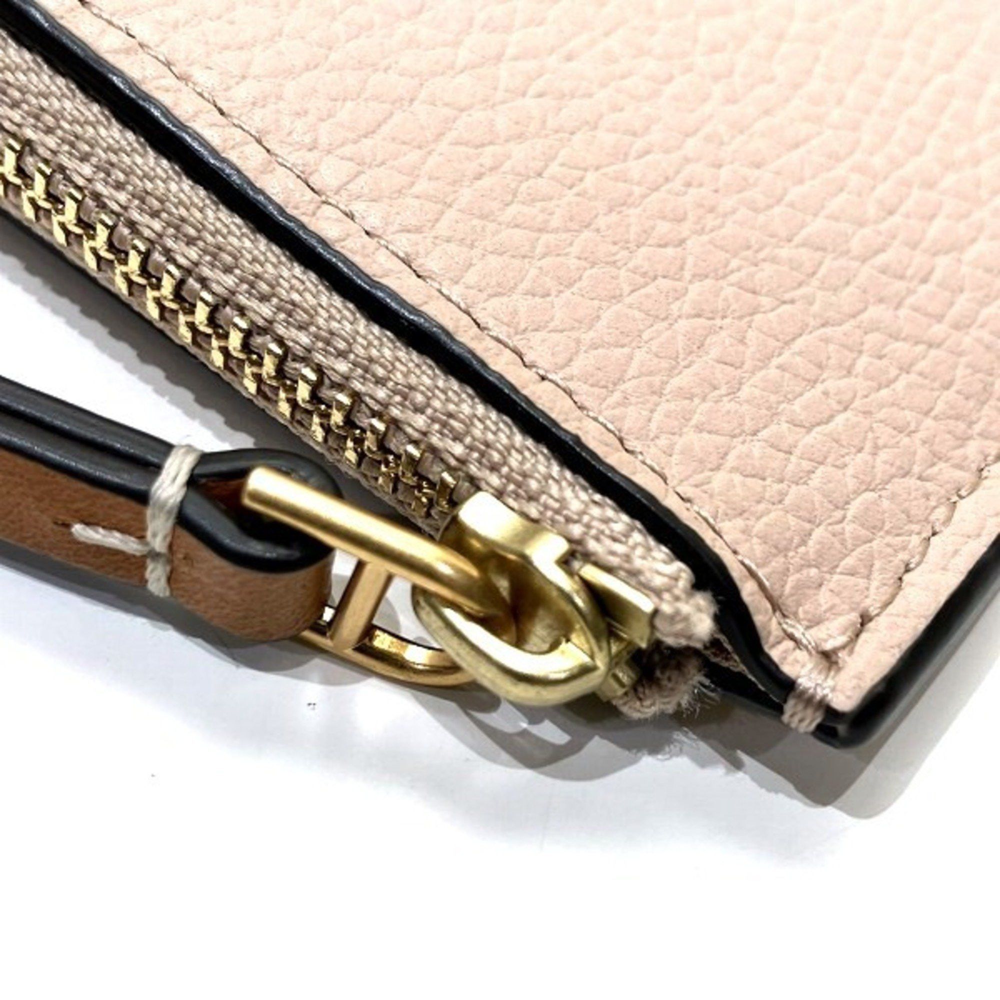 Tory Burch Tory Burch Robinson Top Zip Business Card Holder/Card Case, Accessories, Women's Size ONE SIZE - 3 Thumbnail