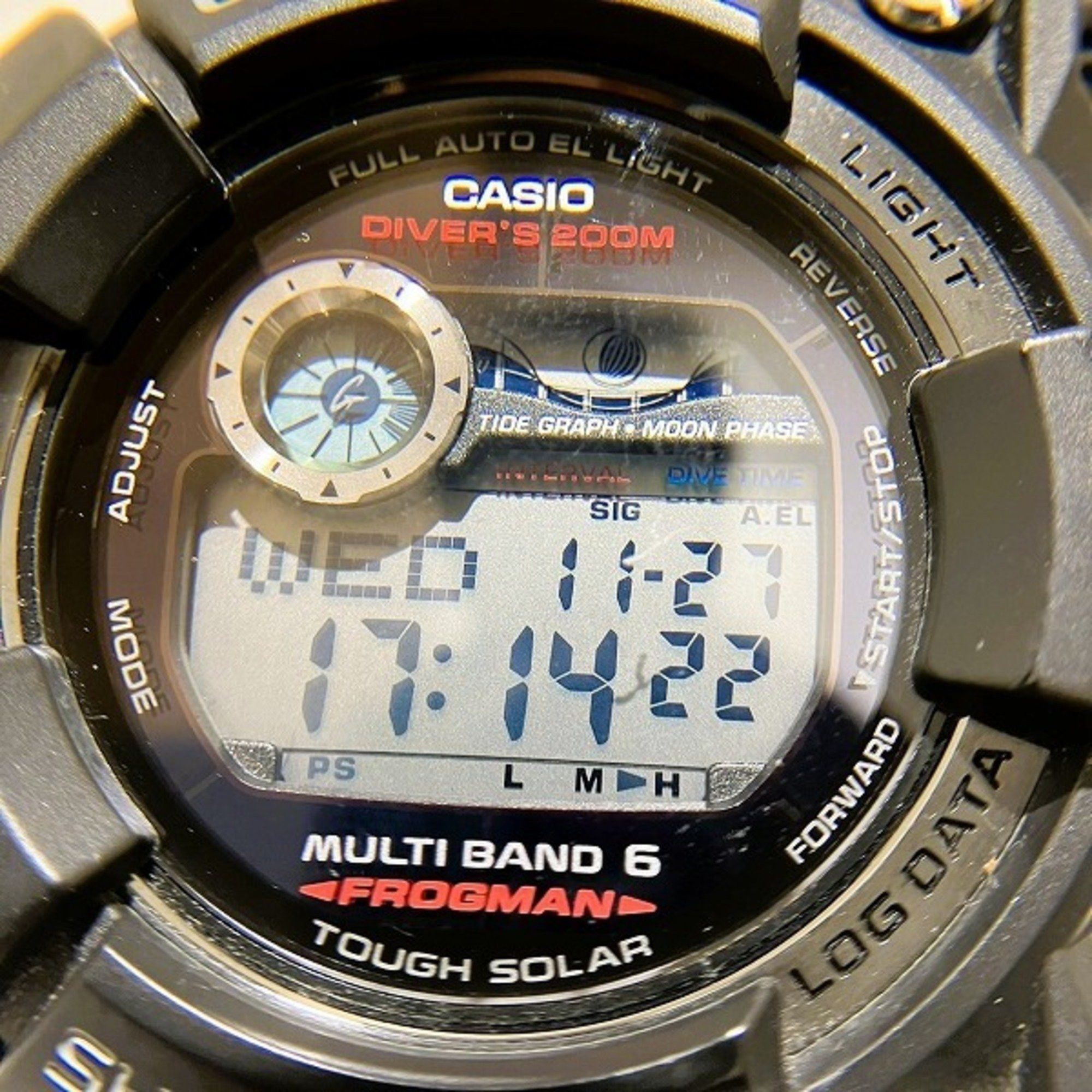Casio Casio G-SHOCK GWF-1000-1JF Radio Solar Frogman Watch Men's Size ONE SIZE - 4 Thumbnail