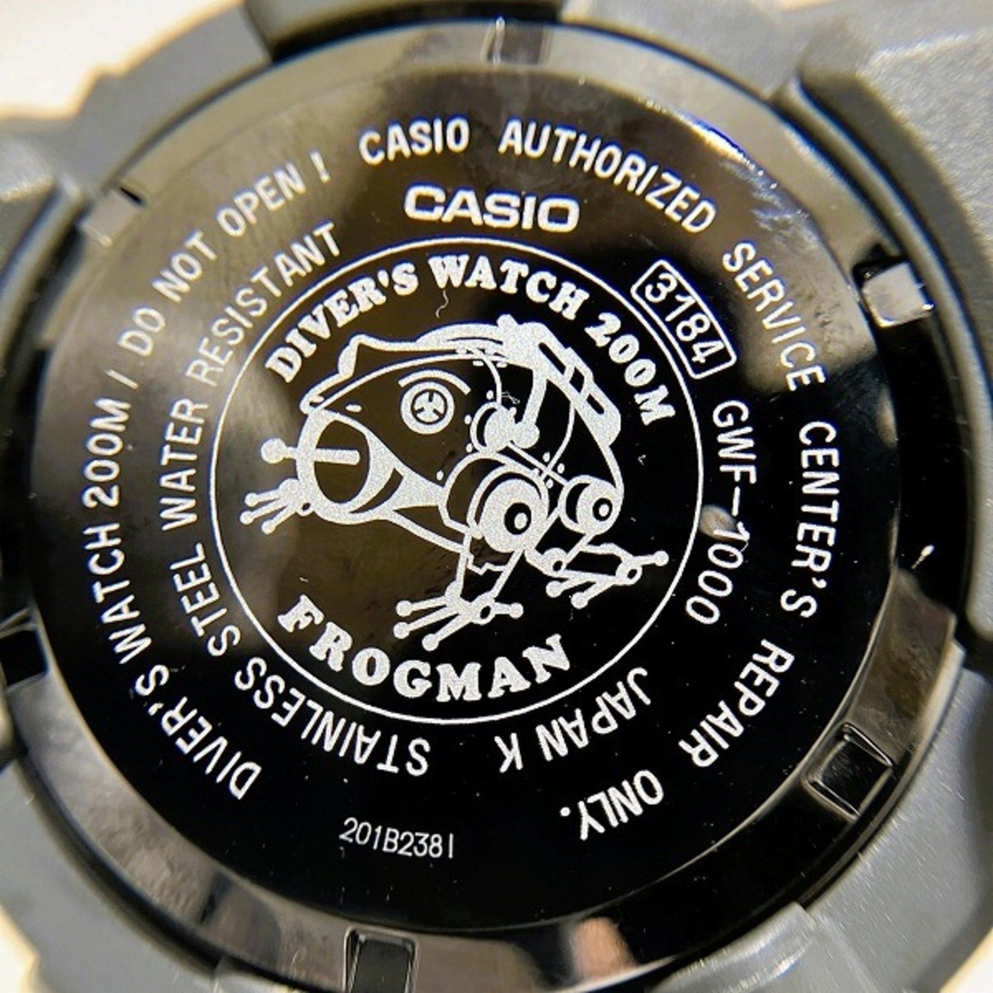 Casio Casio G-SHOCK GWF-1000-1JF Radio Solar Frogman Watch Men's Size ONE SIZE - 5 Thumbnail