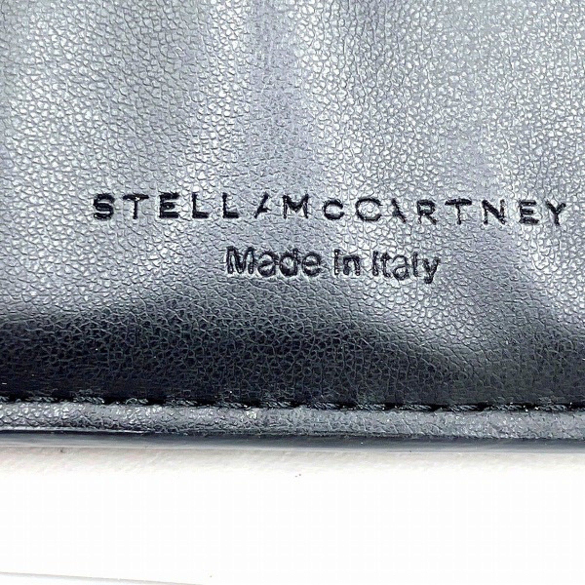 Stella McCartney Stella McCartney 529318 W8214 Black Quilted Star Tri-fold Wallet for Men and Women Size ONE SIZE - 4 Thumbnail