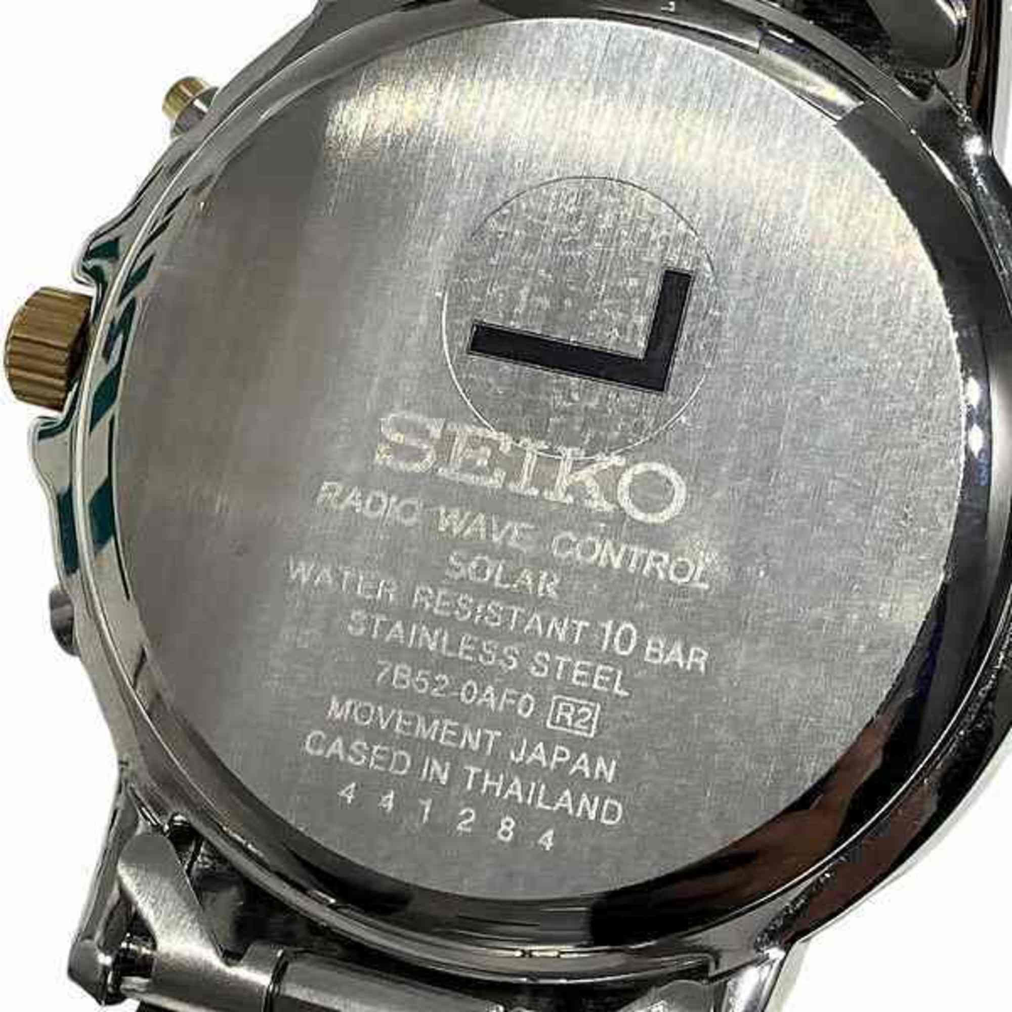 Seiko Seiko 7B52-0AF0 Radio Solar Watch Men's Size ONE SIZE - 5 Thumbnail
