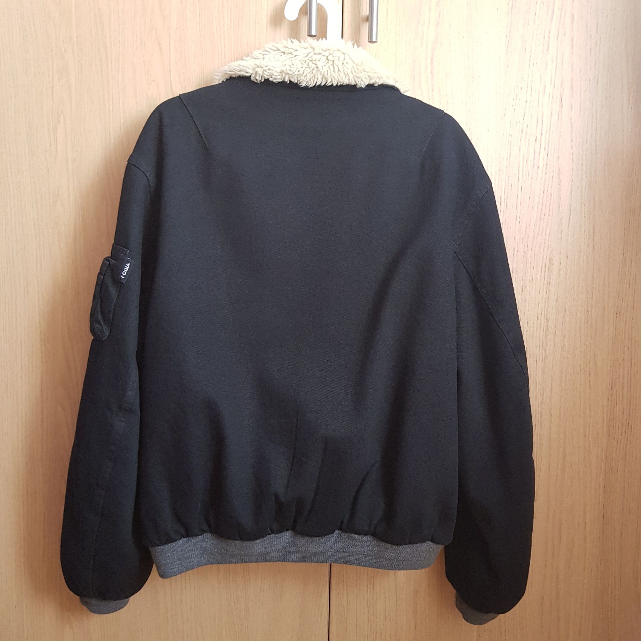 Gosha rubchinskiy faux shearling collar denim jacket clearance