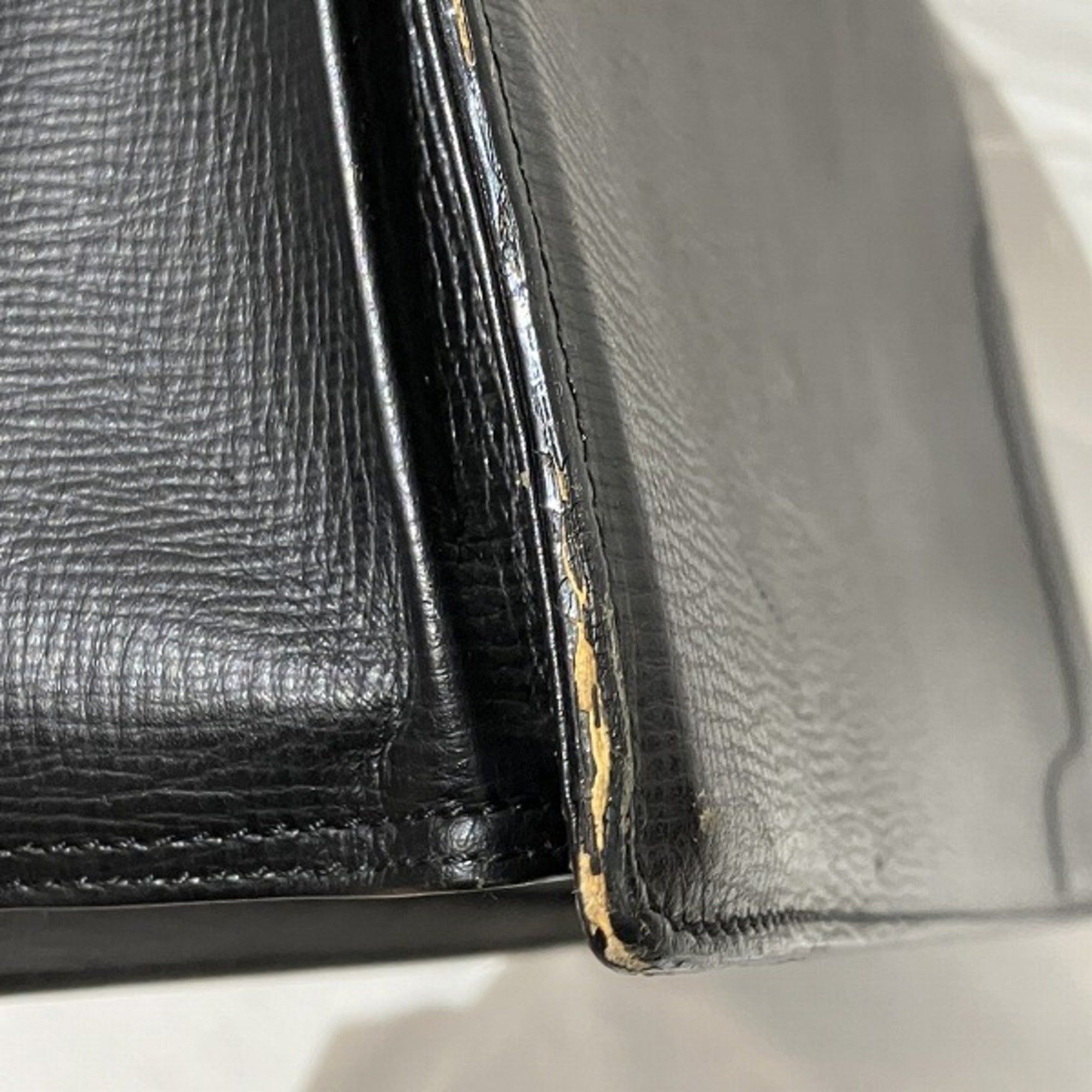 Burberry Burberry Black Leather Bag Handbag Doctor's Men's Size ONE SIZE - 4 Thumbnail