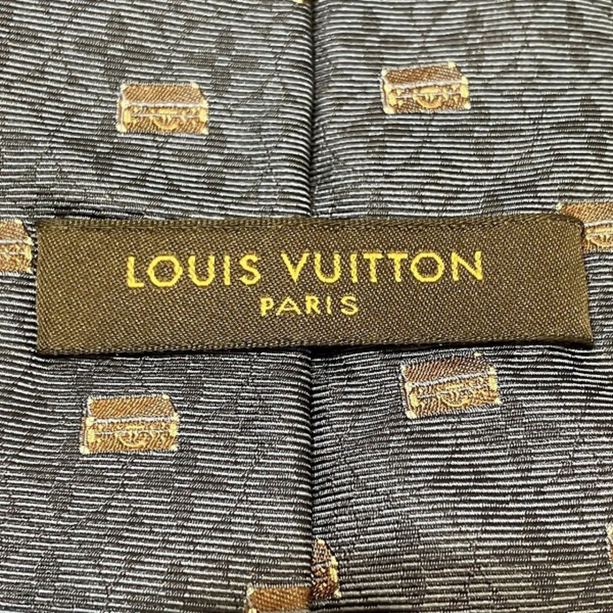 Louis Vuitton Louis Vuitton M73660 Trunk Embroidered Accessory Necktie Men's Size ONE SIZE - 3 Thumbnail