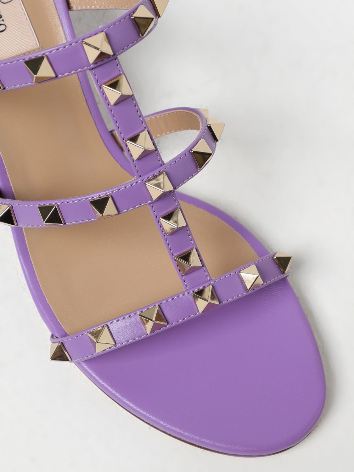 Valentino Valentino Garavani Heeled Sandals Woman Lilac Size US 6 / IT 36 - 4 Thumbnail