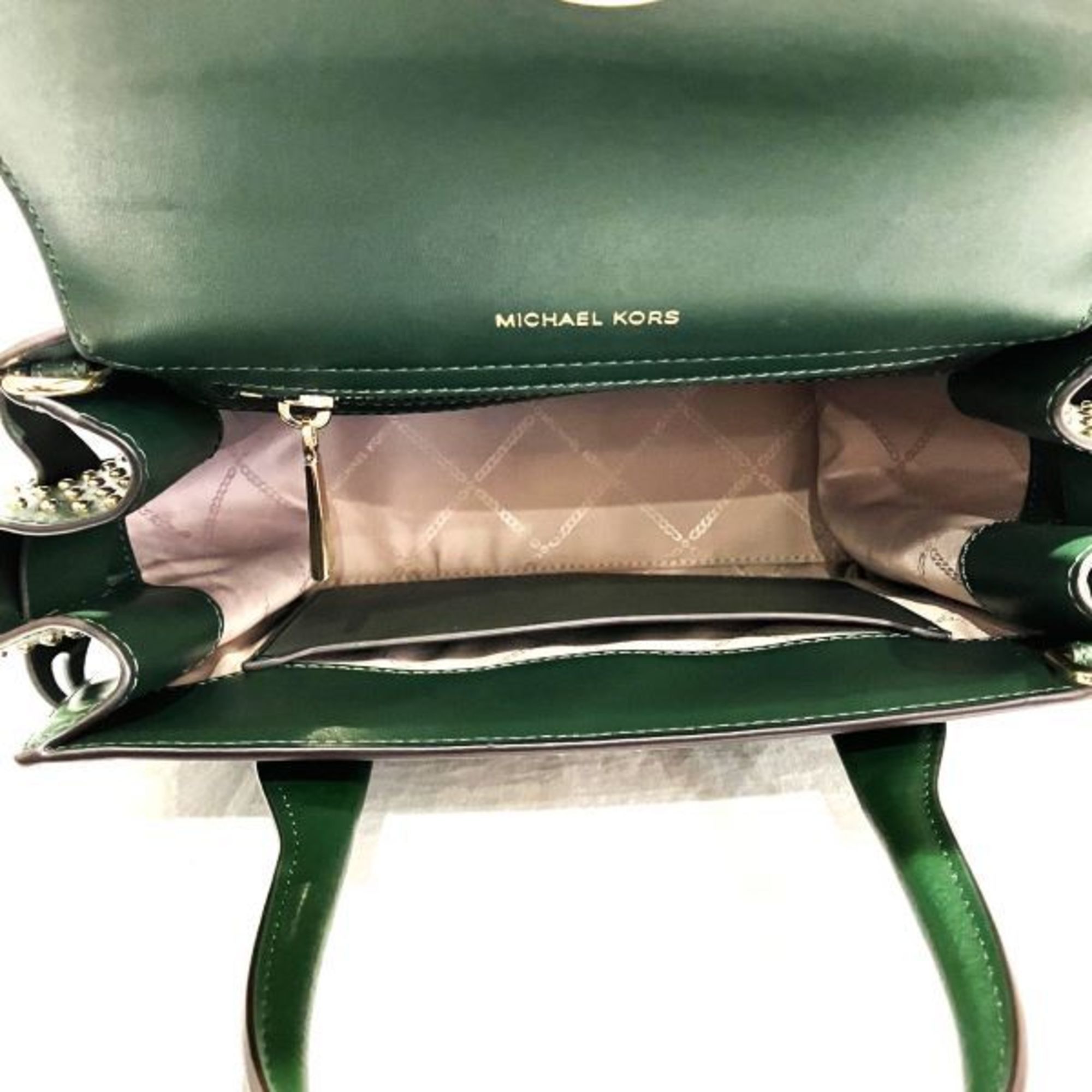 Michael Kors Michael Kors Carmen Flap Satchel Small MK Signature 3WAY Bag Handbag Shoulder Women's Size ONE SIZE - 6 Thumbnail