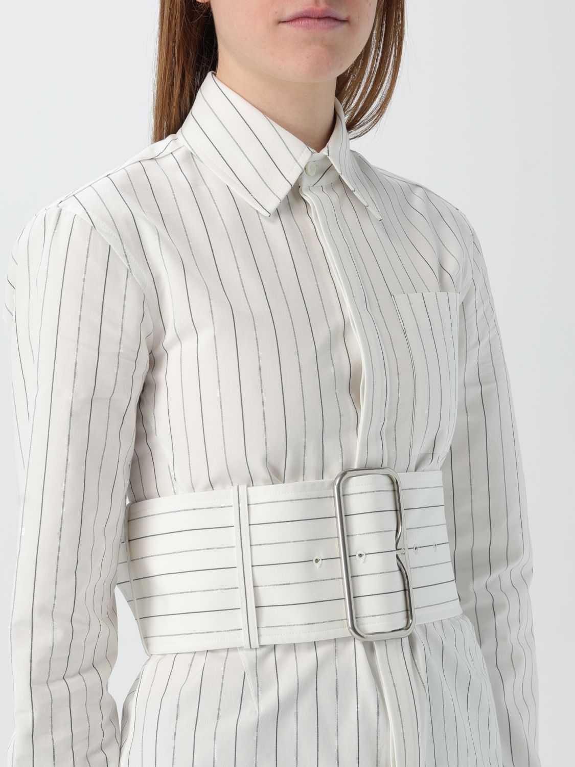 Burberry Burberry Shirt Woman Beige Size S / US 4 / IT 40 - 4 Thumbnail