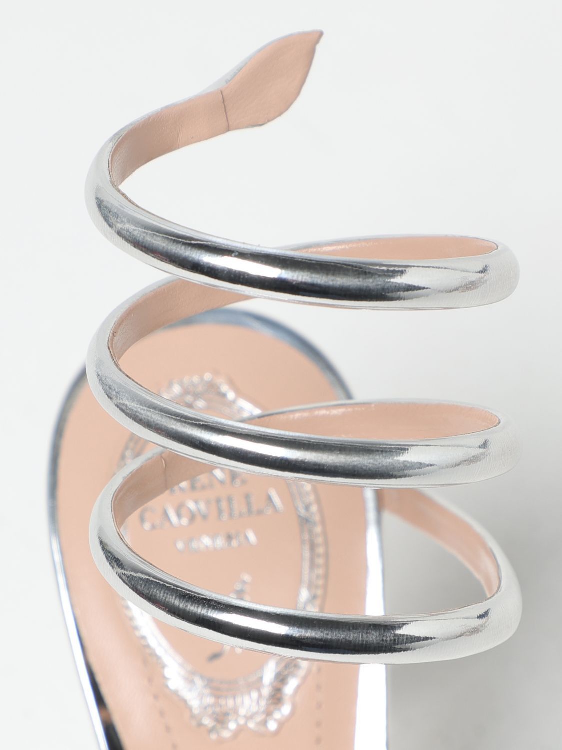 Rene Caovilla Rene Caovilla Heeled Sandal Woman Silver Size US 6 / IT 36 - 4 Thumbnail