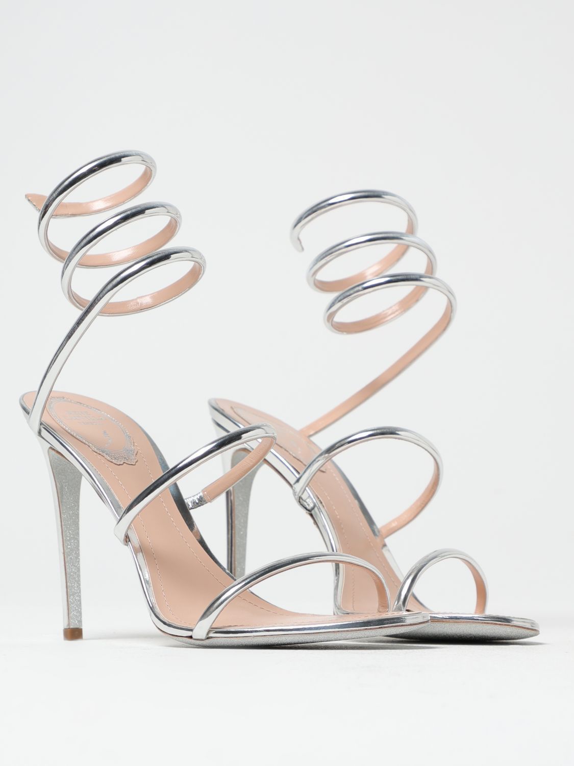 Rene Caovilla Rene Caovilla Heeled Sandal Woman Silver Size US 6 / IT 36 - 2 Thumbnail