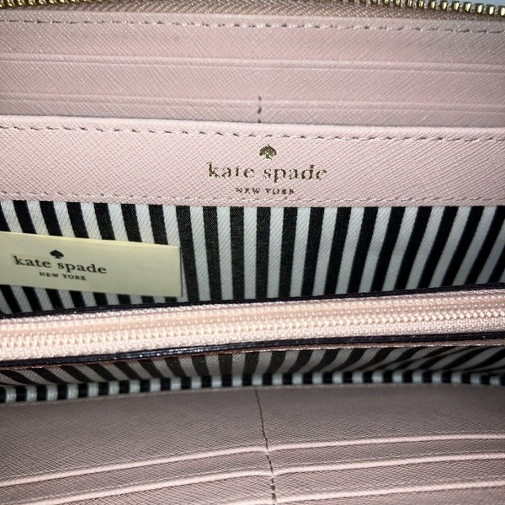 Kate Spade Kate Spade New York Pink Leather Long Wallet for Women Size ONE SIZE - 2 Thumbnail