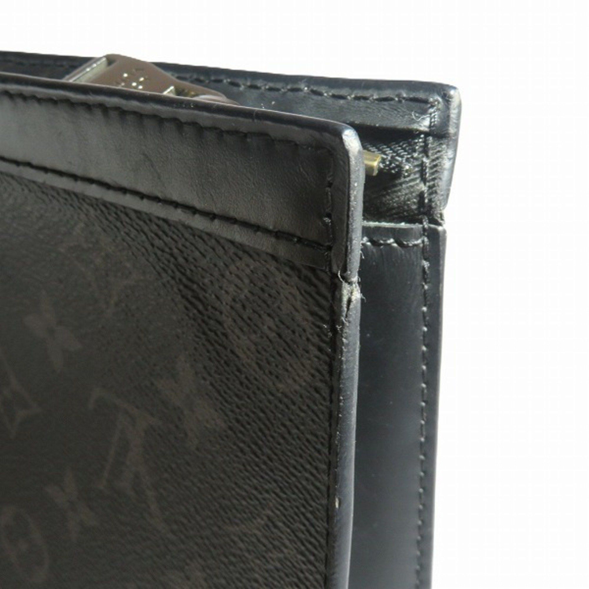 Louis Vuitton Louis Vuitton Monogram Eclipse Pochette Voyage MM M61692 Bag, Second Clutch Men's Size ONE SIZE - 9 Thumbnail