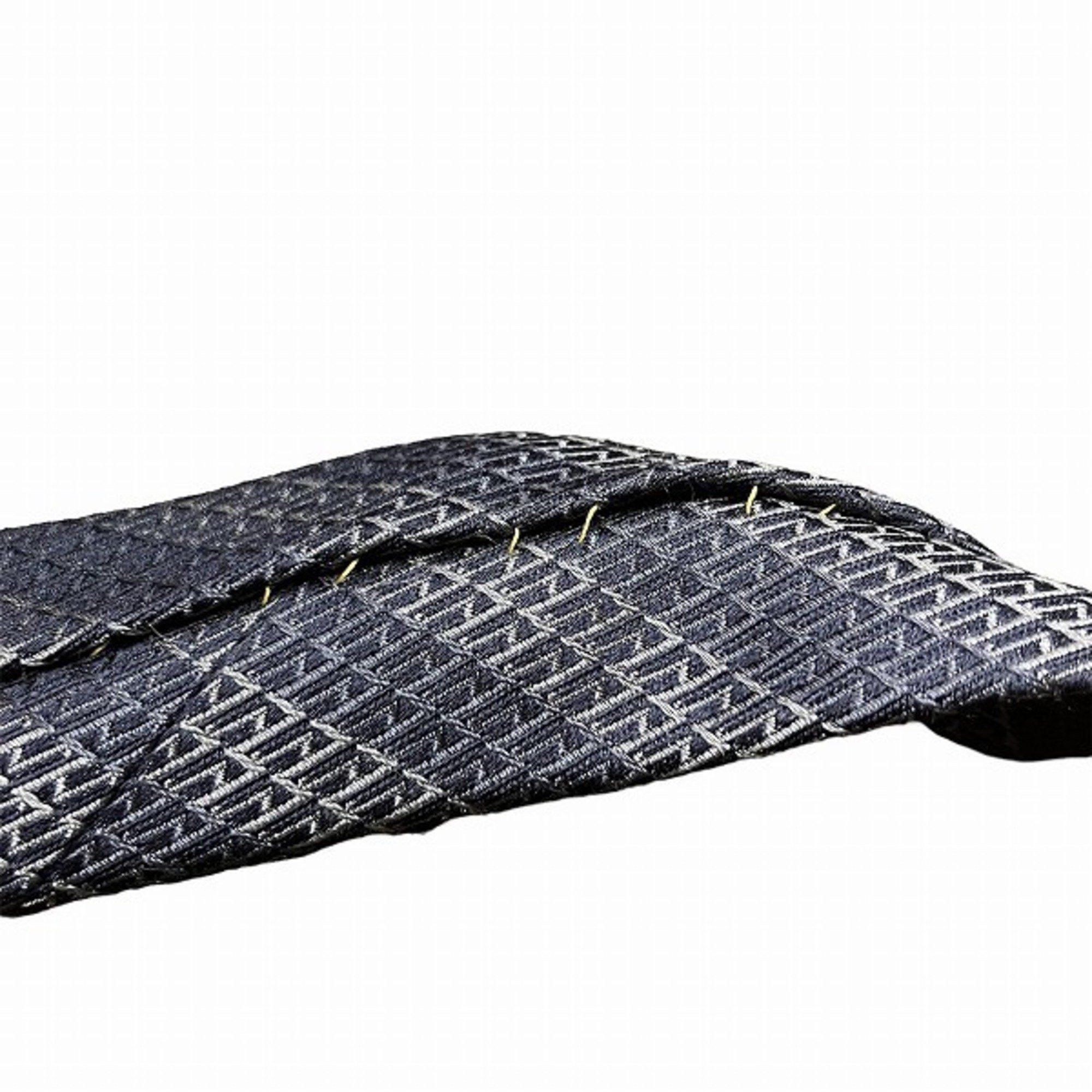 Louis Vuitton Louis Vuitton Striped Silk Navy x Grey Accessory Necktie Men's Size ONE SIZE - 9 Thumbnail