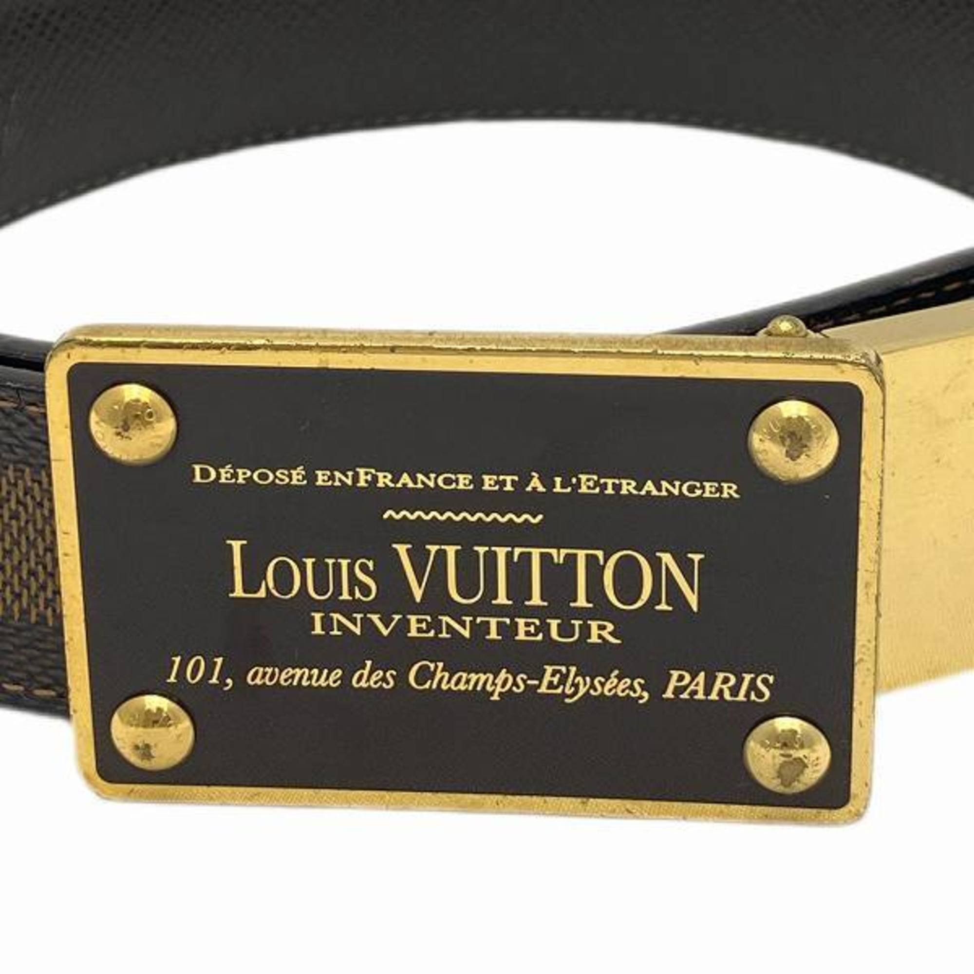Louis Vuitton Louis Vuitton Damier Santur Aventure M9677 Reversible Accessory Belt for Men Size ONE SIZE - 2 Thumbnail