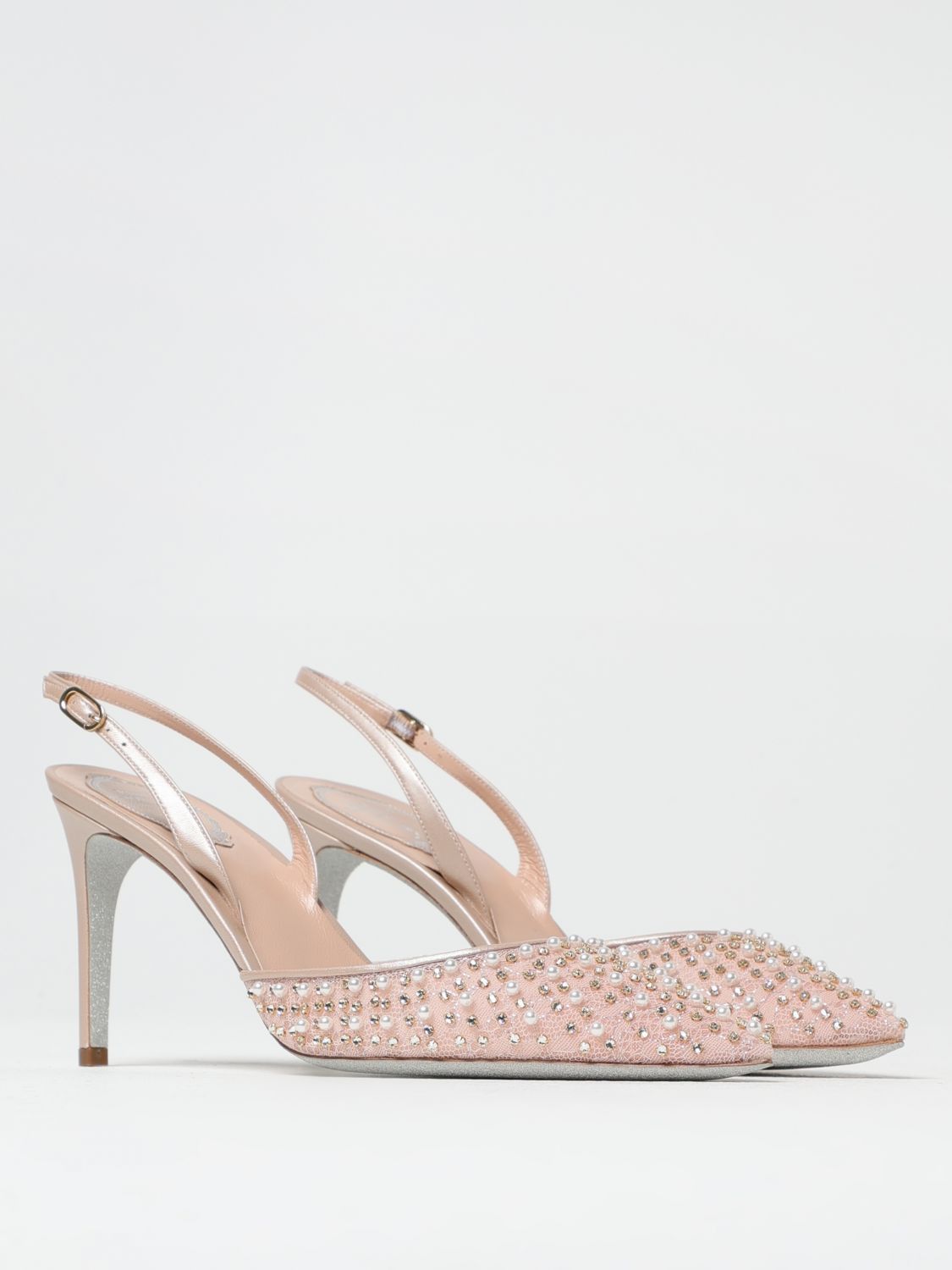 Rene Caovilla Rene Caovilla Pumps Woman Blush Pink Size US 8 / IT 38 - 2 Thumbnail