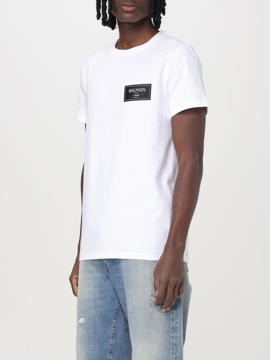 Balmain Balmain T-Shirt Men White Size US XL / EU 56 / 4 - 4 Thumbnail