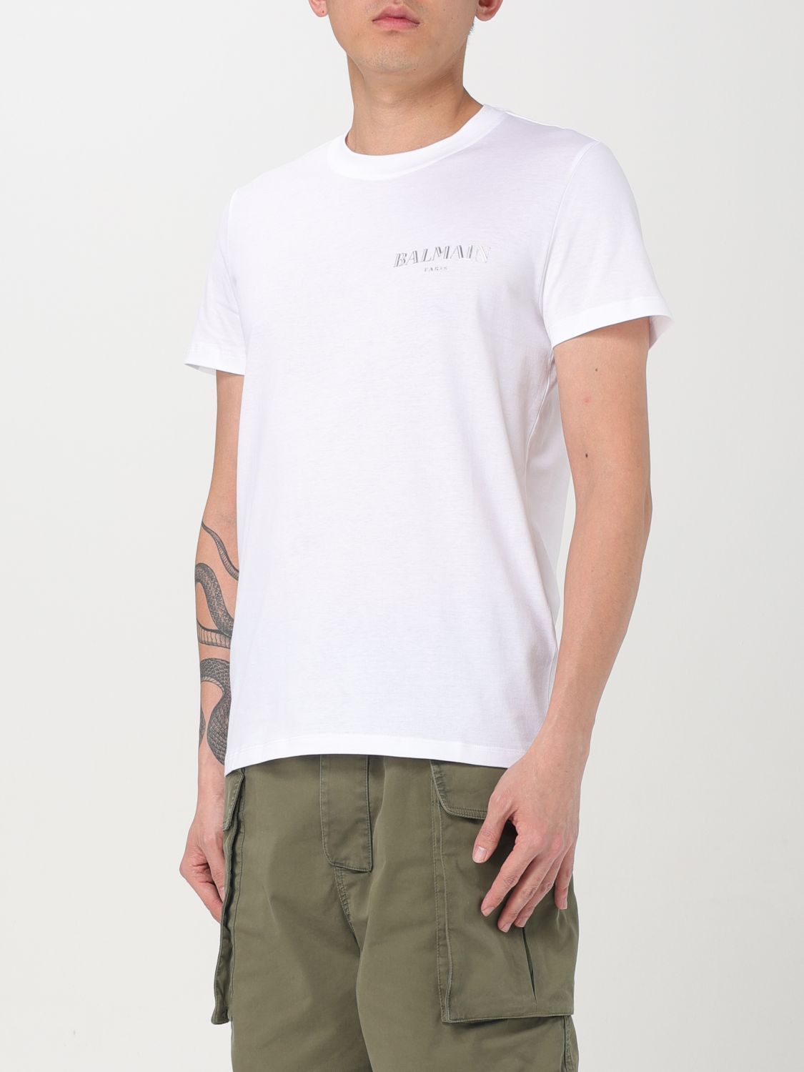 Balmain Balmain T-Shirt Men White Size US M / EU 48-50 / 2 - 4 Thumbnail