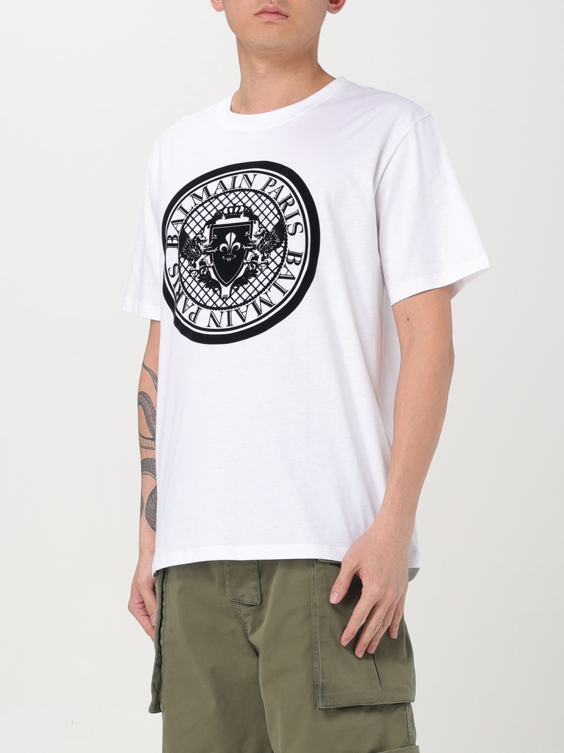 Balmain Balmain T-Shirt Men White Size US L / EU 52-54 / 3 - 4 Thumbnail