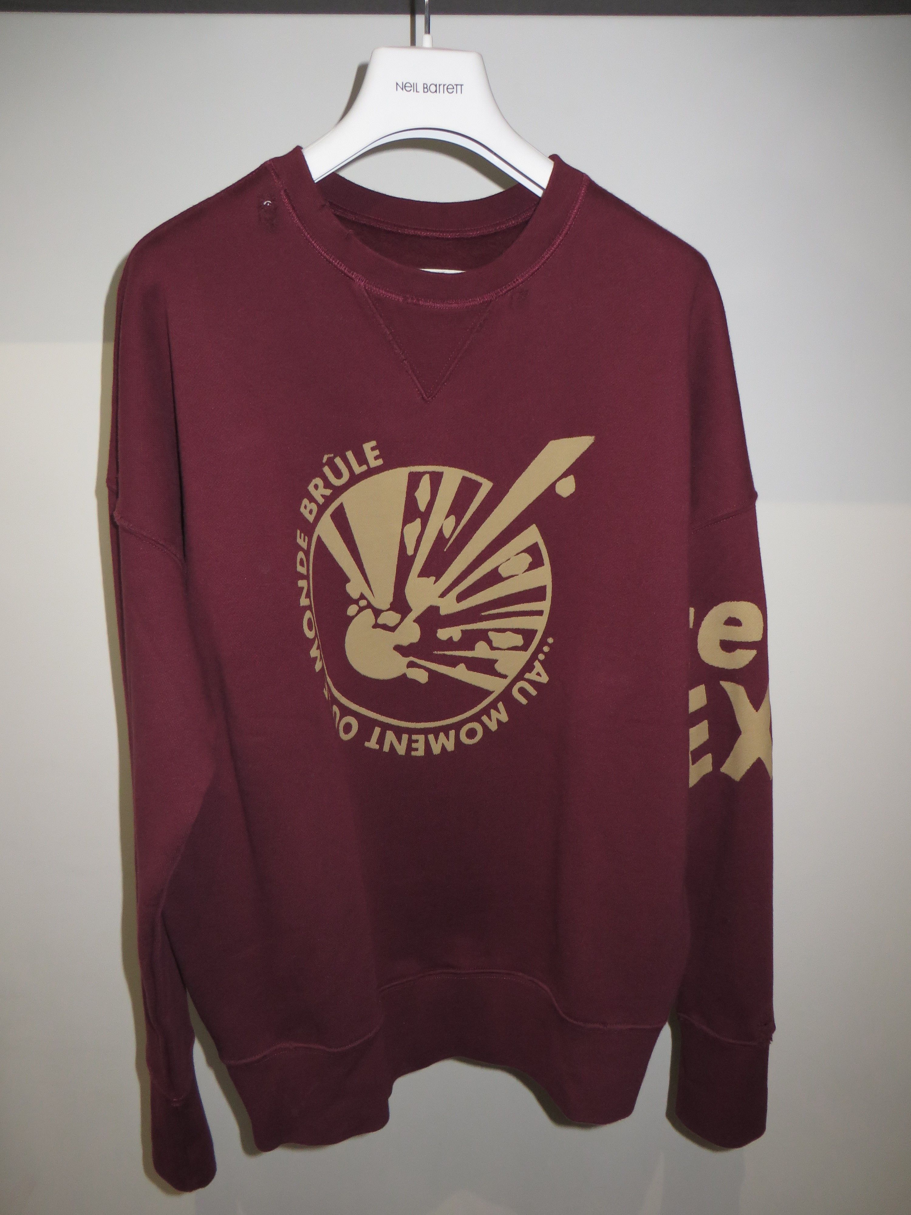 Faith Connexion Printed burgundy sweatshirt Size US XS / EU 42 / 0 - 2 Thumbnail
