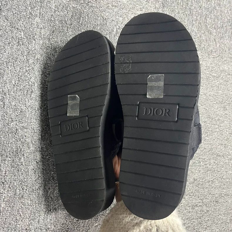 Dior dior's new black alpha oblique print flat slippers Size US 6.5 / EU 39-40 - 5 Thumbnail