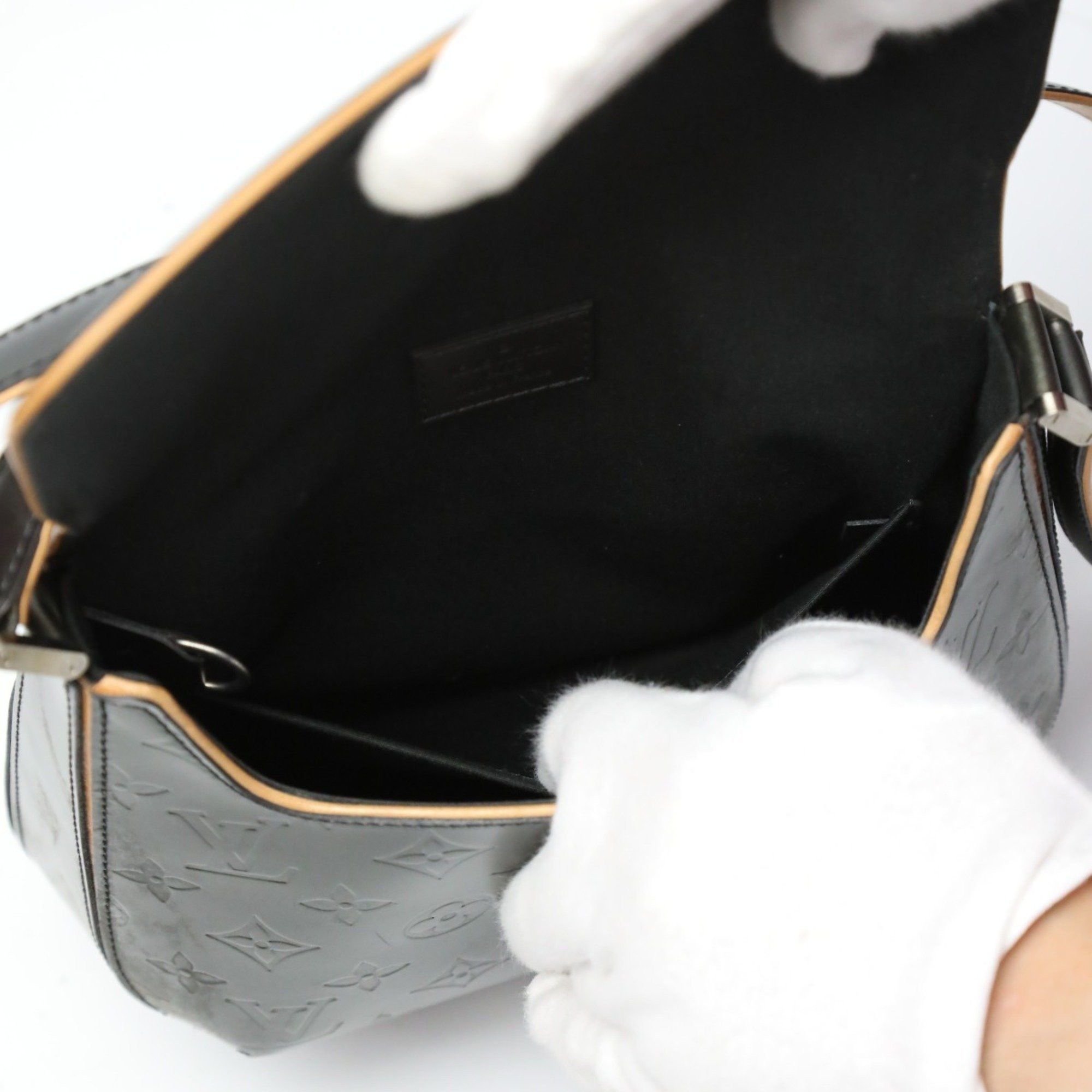Louis Vuitton Louis Vuitton Shoulder Bag Matte Monogram Webster Street M55152 Noir LV Size ONE SIZE - 12 Thumbnail