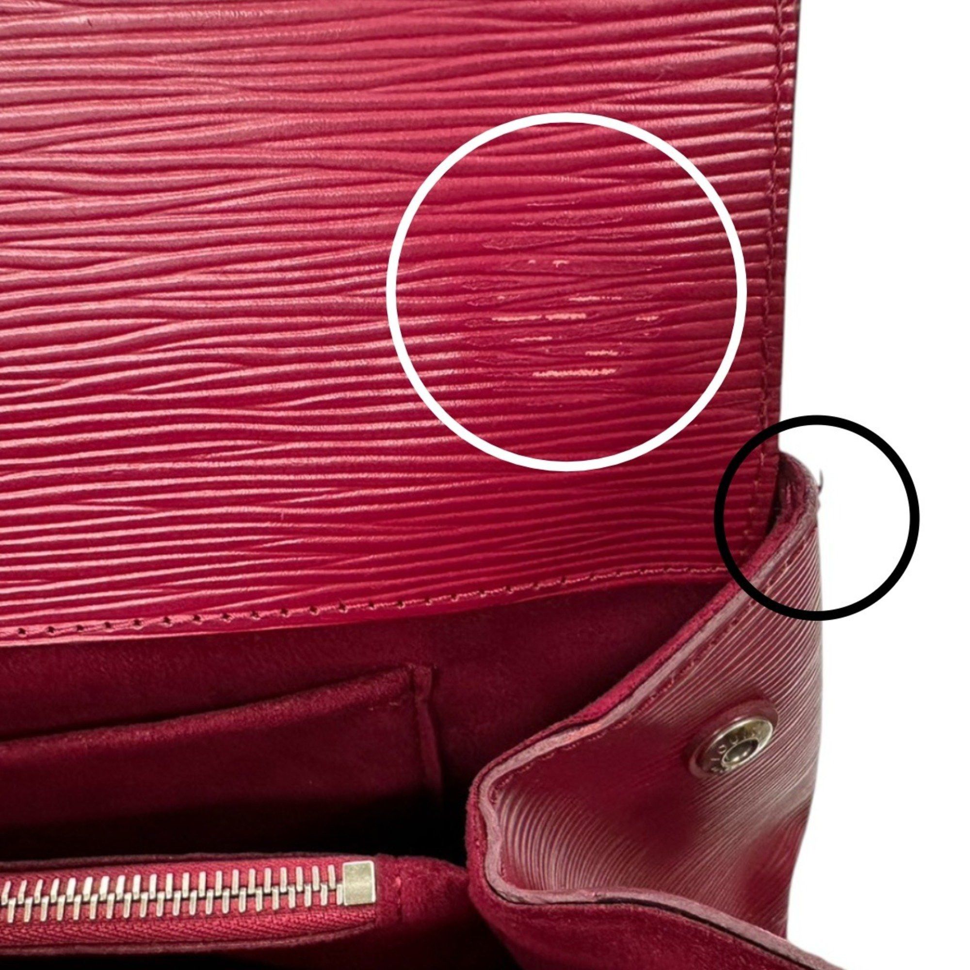 Louis Vuitton Louis Vuitton Handbag 2way Bag Epi Marly MM Leather M94615 Fuchsia LV Size ONE SIZE - 18 Thumbnail