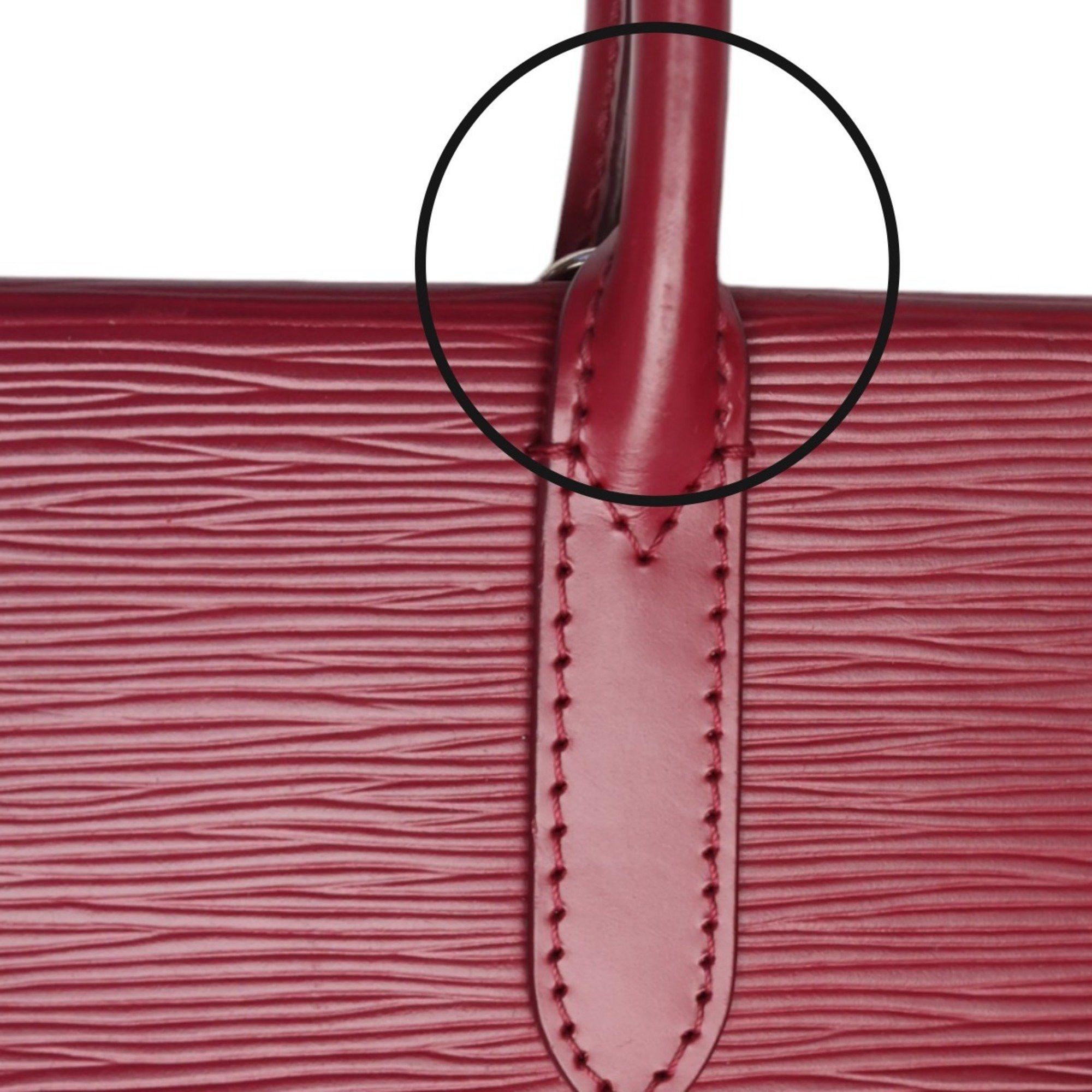Louis Vuitton Louis Vuitton Handbag 2way Bag Epi Marly MM Leather M94615 Fuchsia LV Size ONE SIZE - 16 Thumbnail