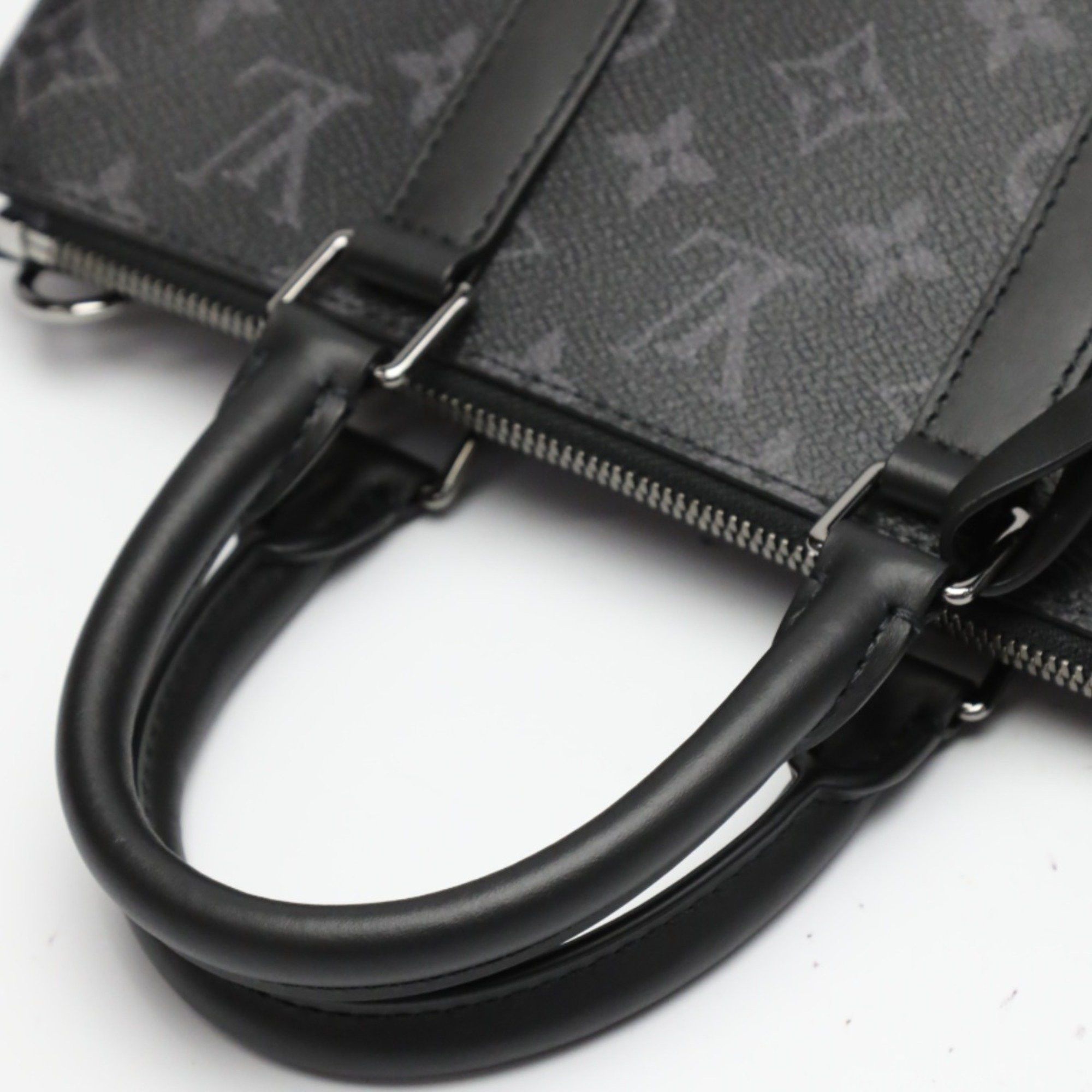 Louis Vuitton Louis Vuitton Tote Bag Shoulder Monogram Eclipse Sac Plat Cross Canvas M46456 Black LV Size ONE SIZE - 11 Thumbnail