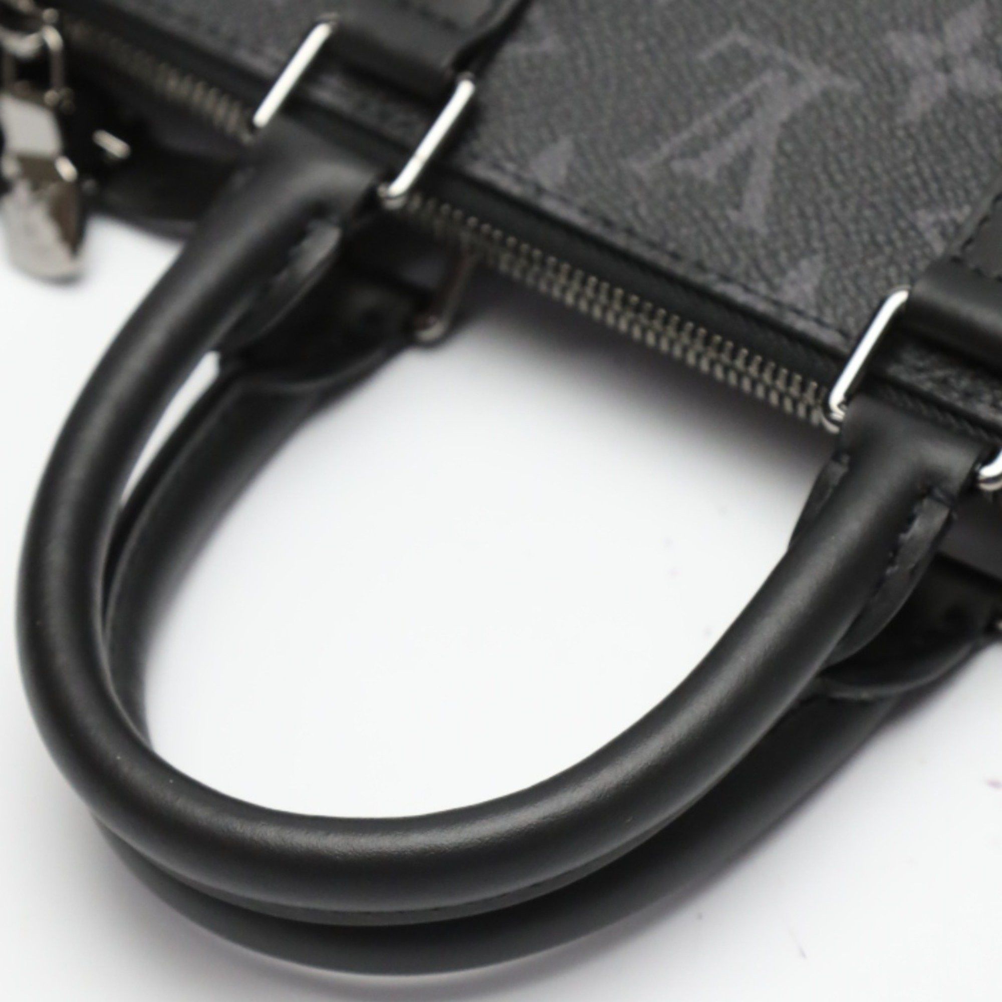 Louis Vuitton Louis Vuitton Tote Bag Shoulder Monogram Eclipse Sac Plat Cross Canvas M46456 Black LV Size ONE SIZE - 12 Thumbnail