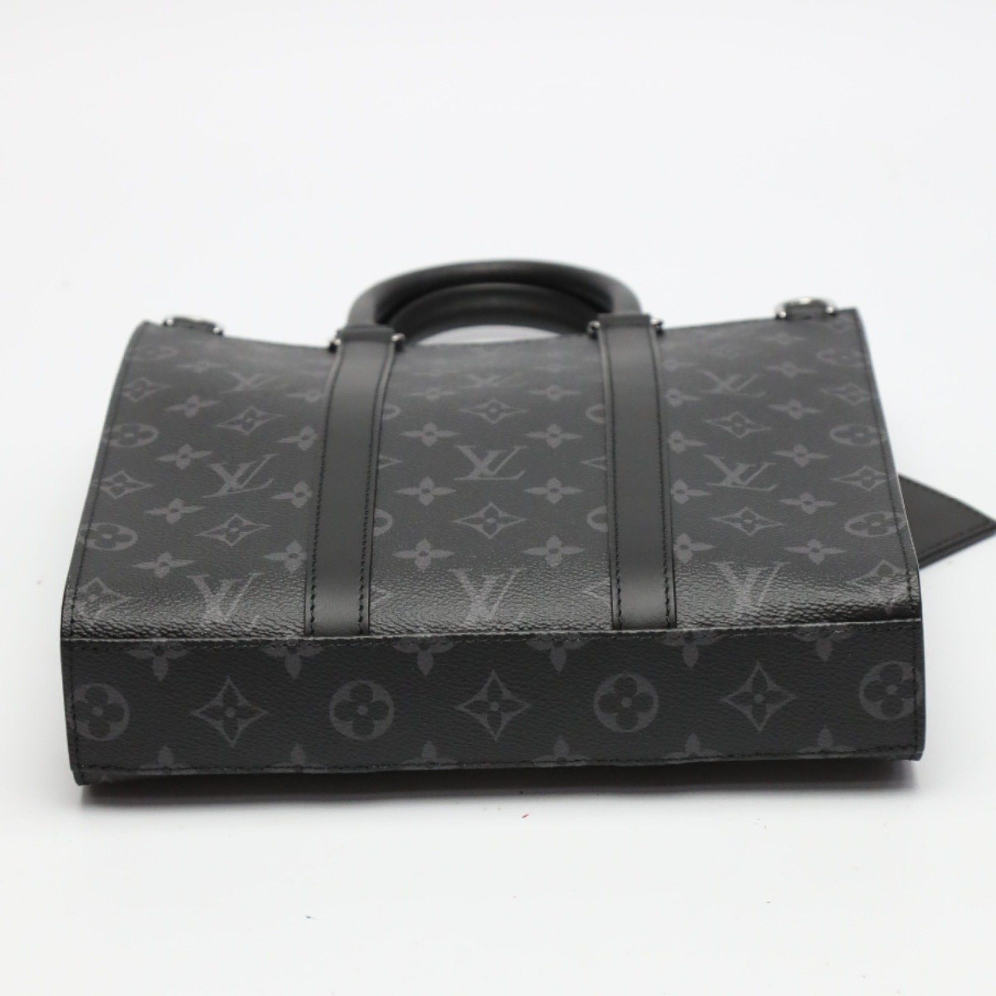 Louis Vuitton Louis Vuitton Tote Bag Shoulder Monogram Eclipse Sac Plat Cross Canvas M46456 Black LV Size ONE SIZE - 6 Thumbnail