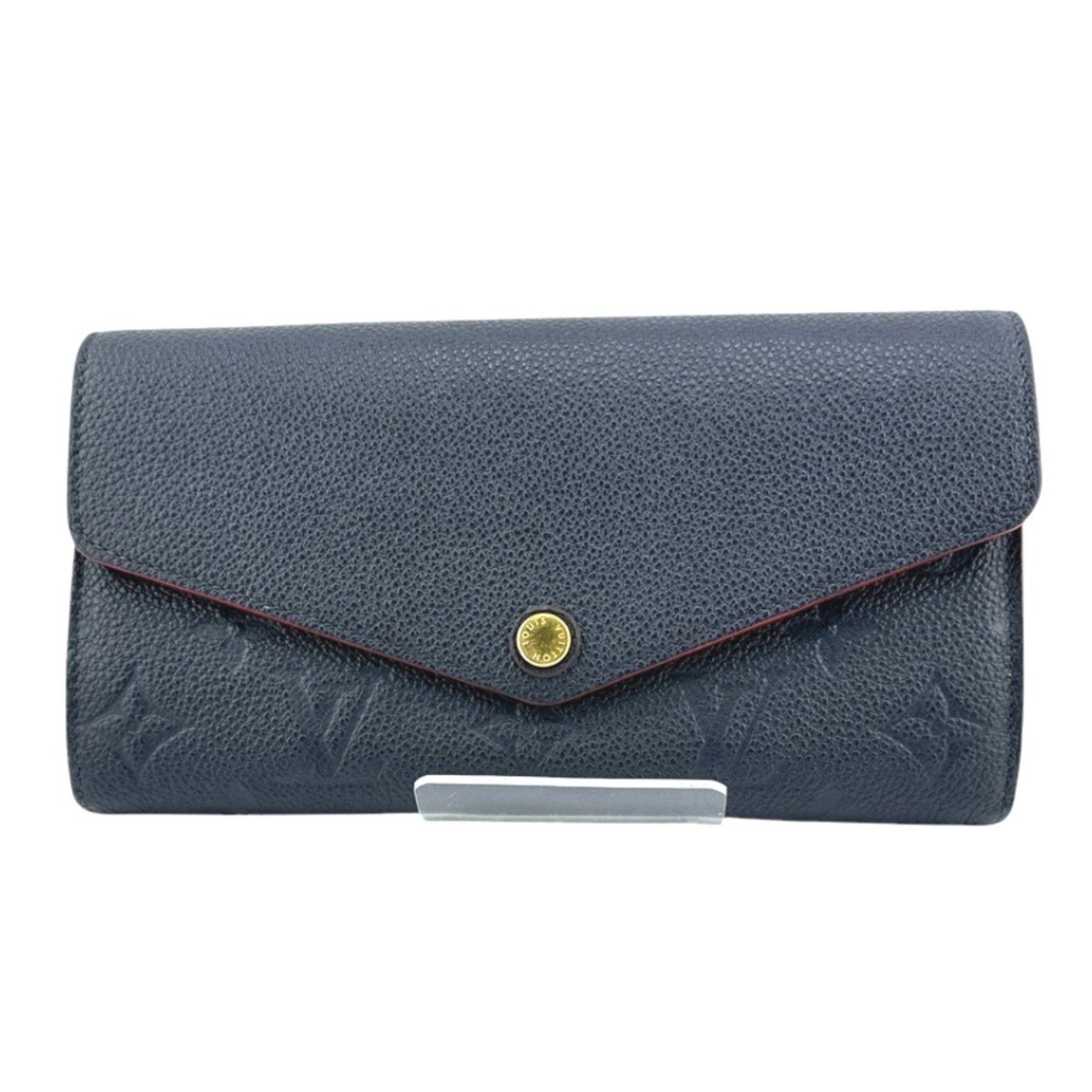 Louis Vuitton Louis Vuitton Long Wallet Portefeuille Sarah Empreinte Card and Coin Pocket Monogram M62125 Marine Rouge LV Size ONE SIZE - 2 Thumbnail