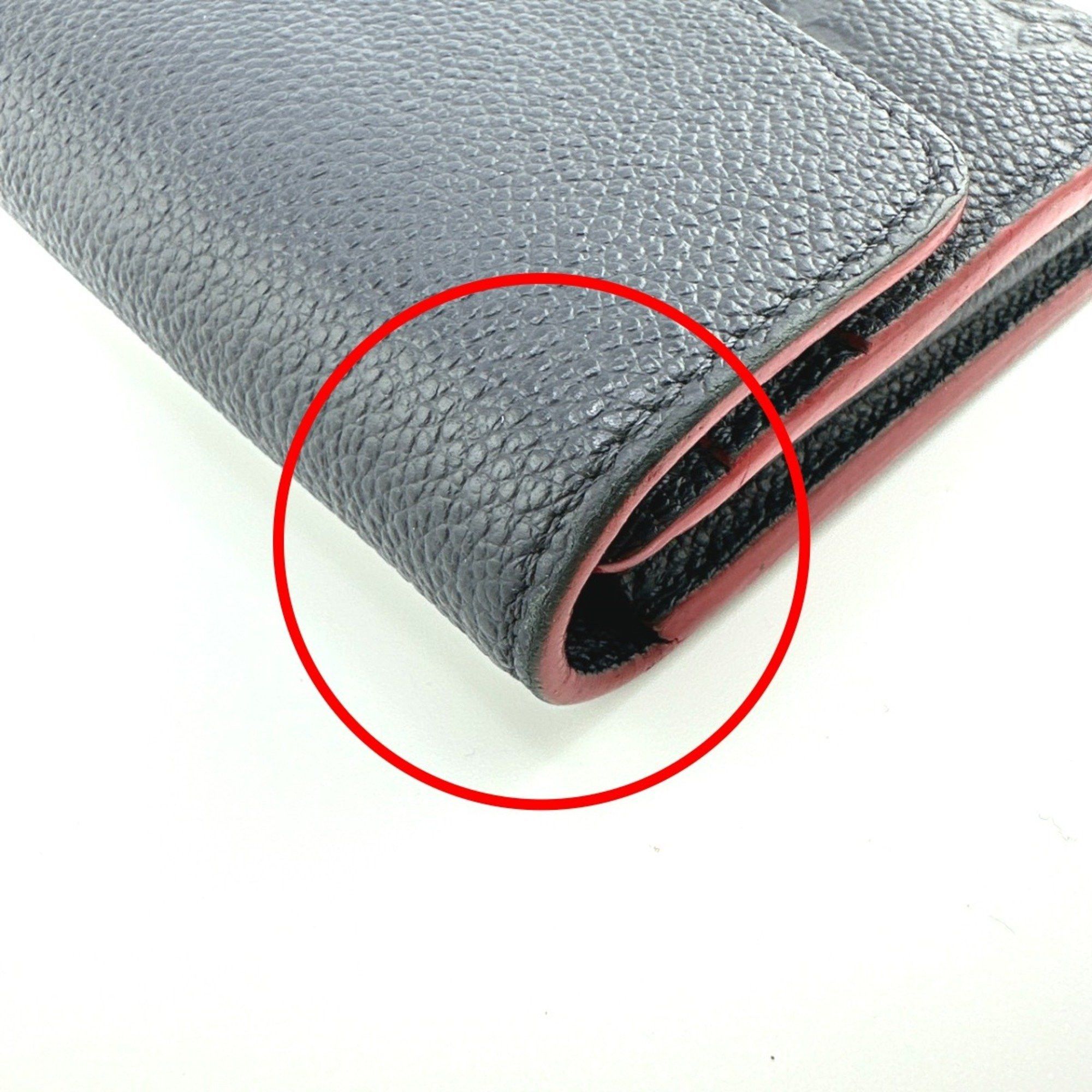 Louis Vuitton Louis Vuitton Long Wallet Portefeuille Sarah Empreinte Card and Coin Pocket Monogram M62125 Marine Rouge LV Size ONE SIZE - 4 Thumbnail