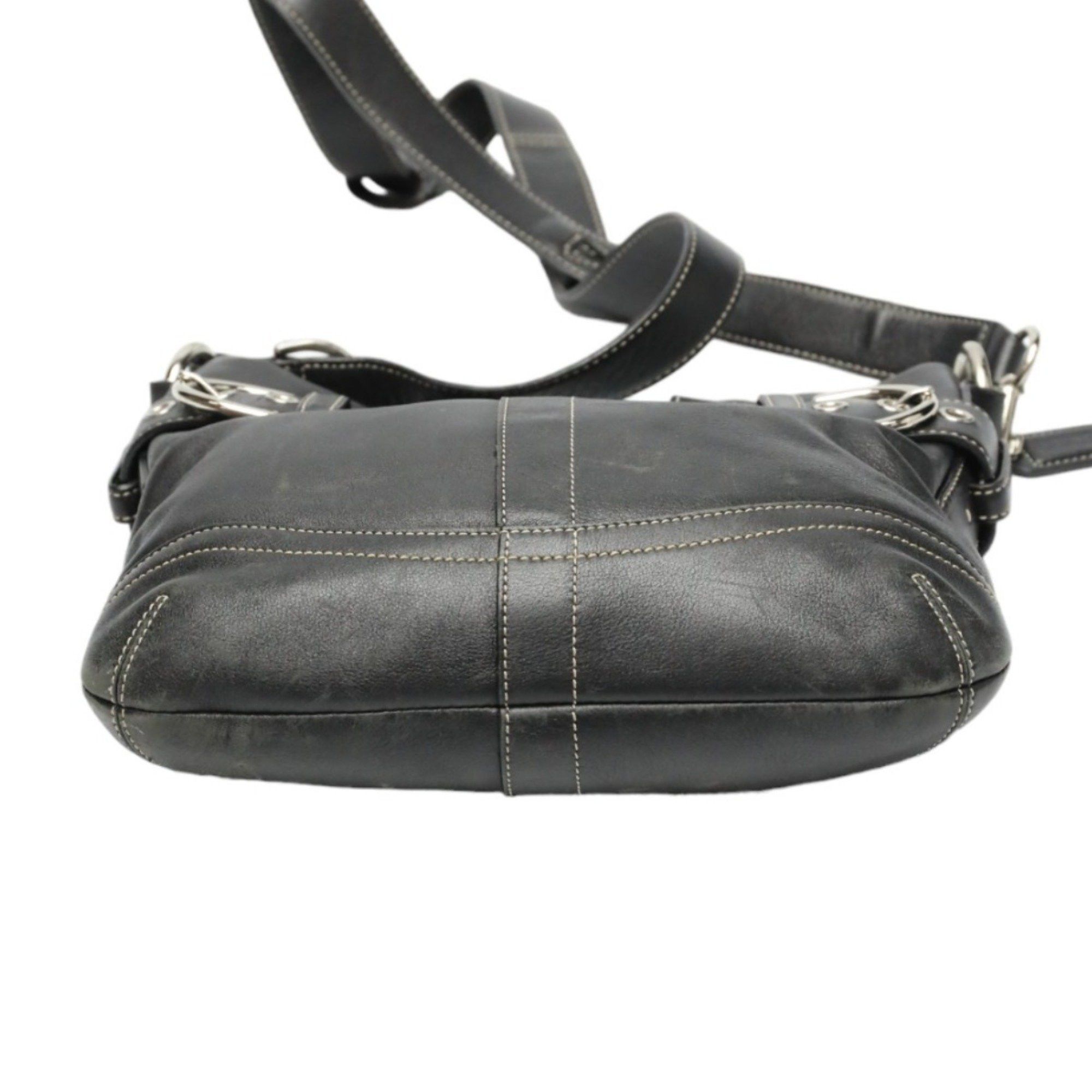 Coach COACH Shoulder Bag Leather 1452 Black Size ONE SIZE - 5 Thumbnail