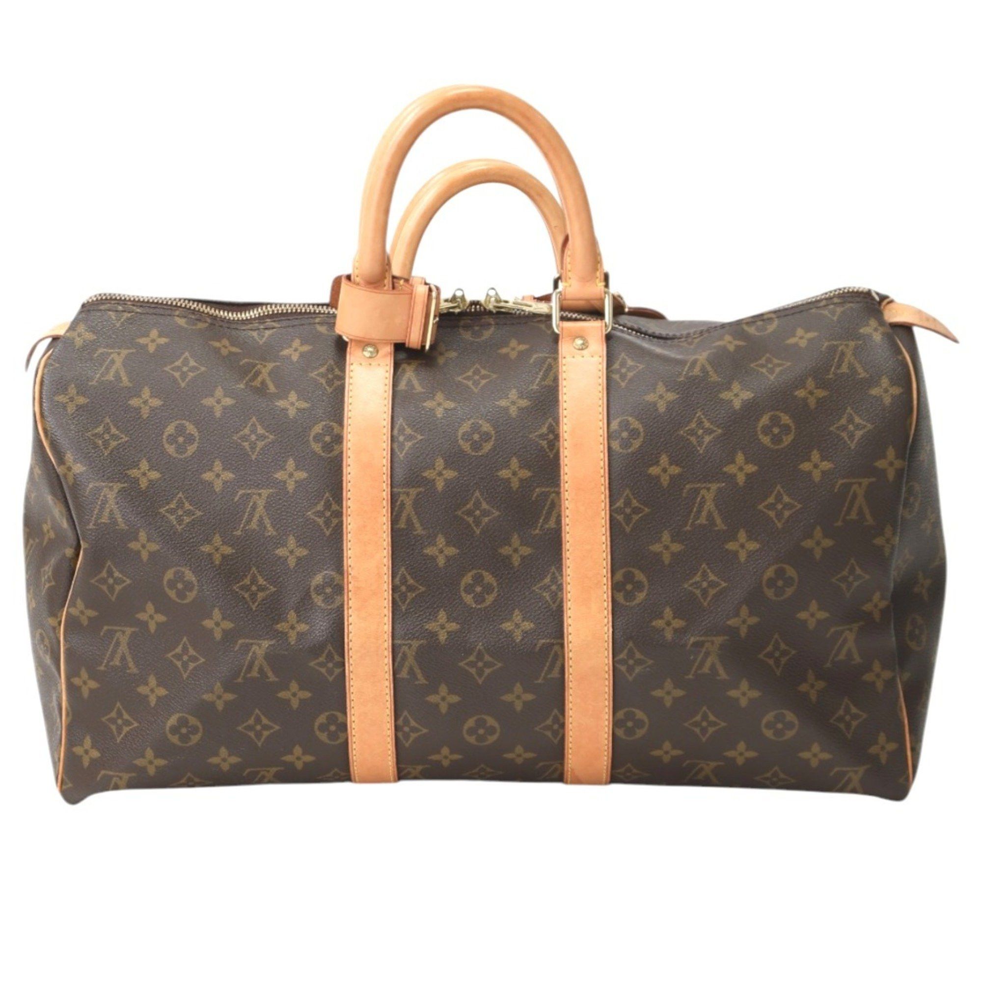 Louis Vuitton Louis Vuitton Boston Bag Monogram Keepall 45 Canvas M41428 Brown LV Size ONE SIZE - 2 Thumbnail