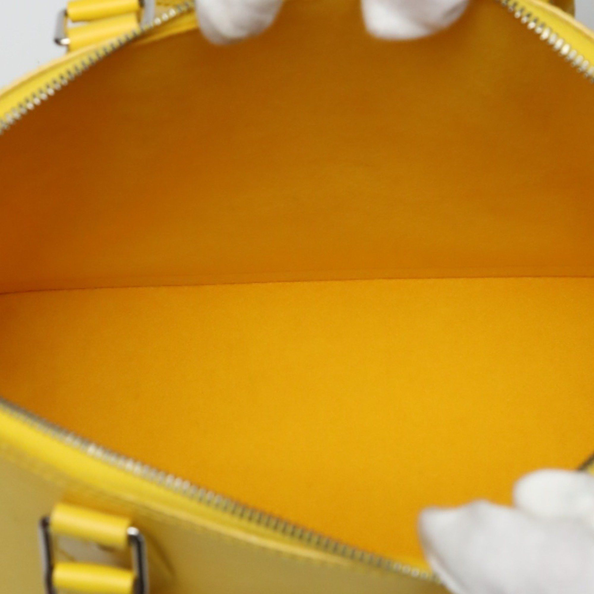 Louis Vuitton LOUIS VUITTON Handbag Epi Alma Leather M40619 Citron LV Size ONE SIZE - 13 Thumbnail