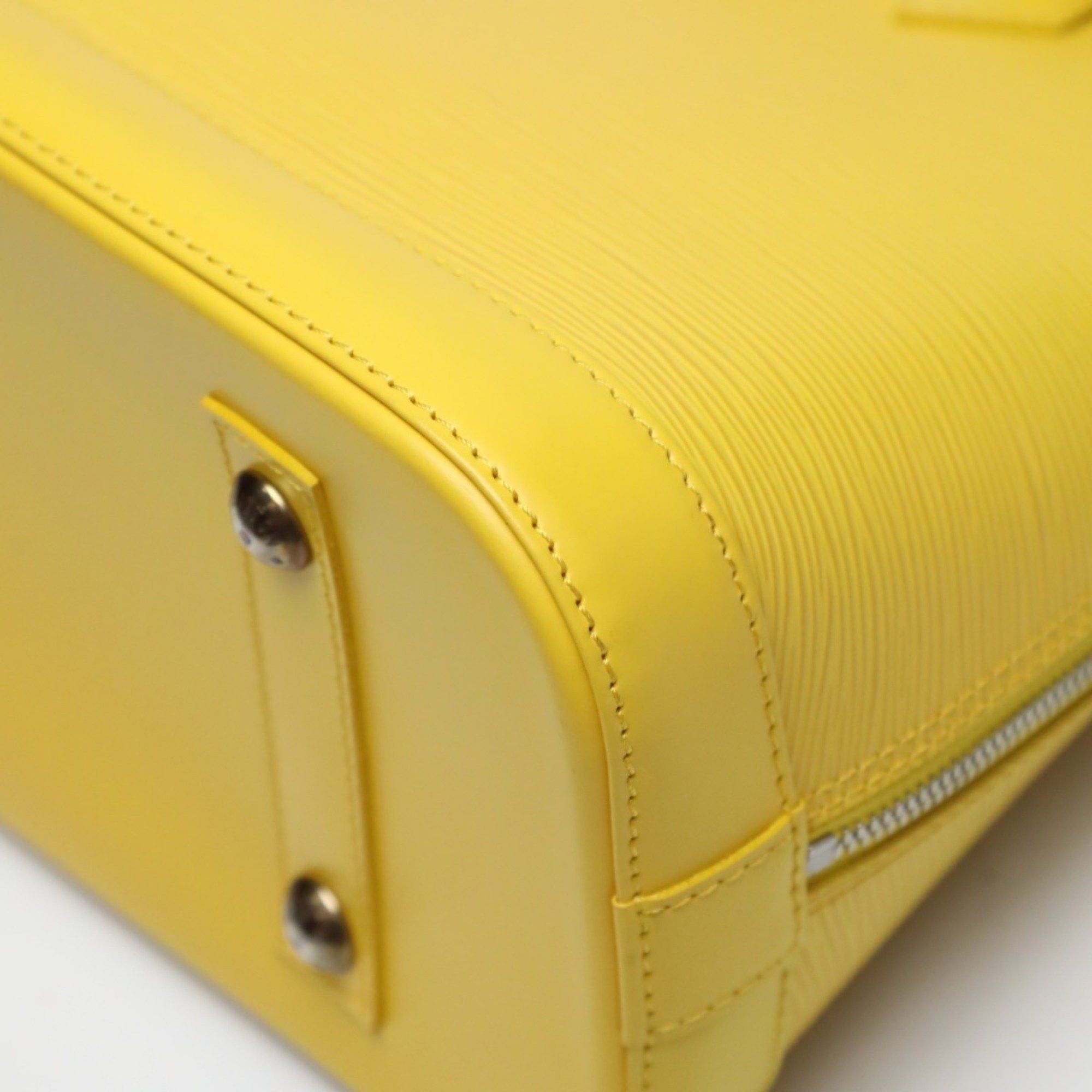 Louis Vuitton LOUIS VUITTON Handbag Epi Alma Leather M40619 Citron LV Size ONE SIZE - 9 Thumbnail
