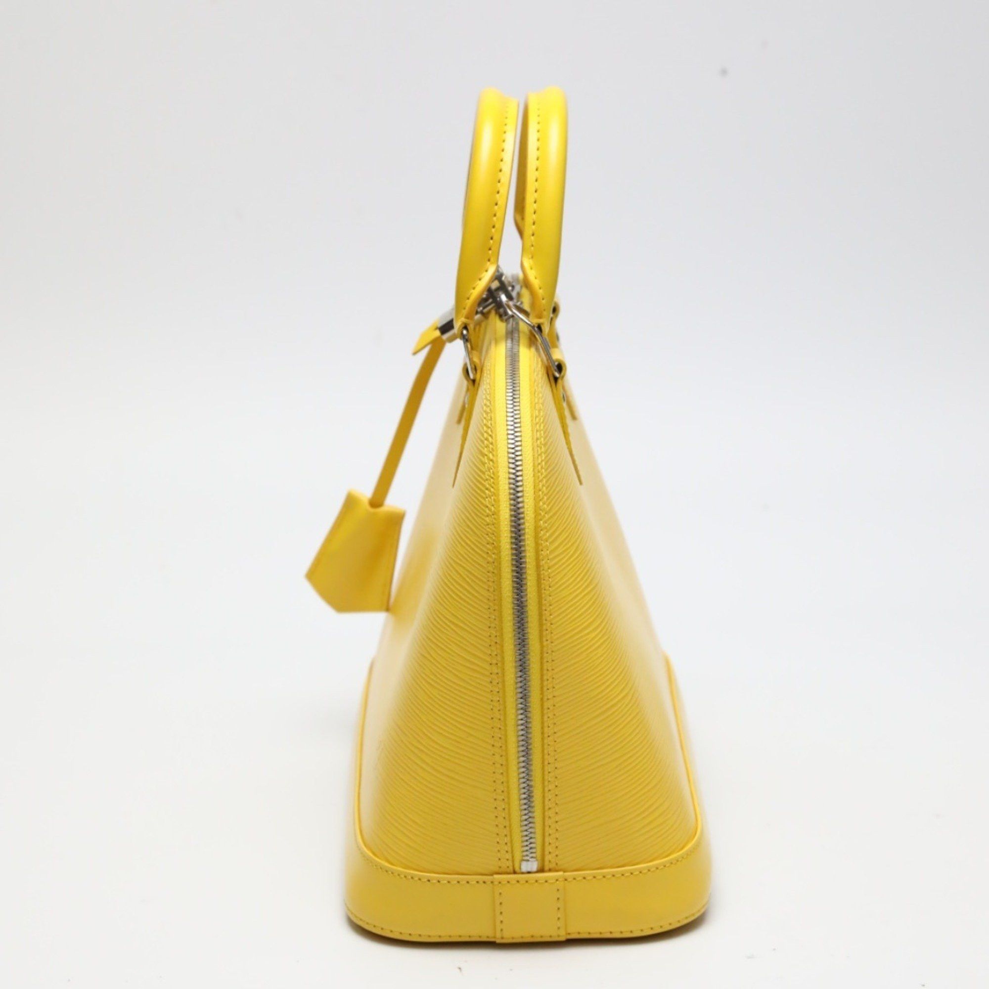 Louis Vuitton LOUIS VUITTON Handbag Epi Alma Leather M40619 Citron LV Size ONE SIZE - 4 Thumbnail