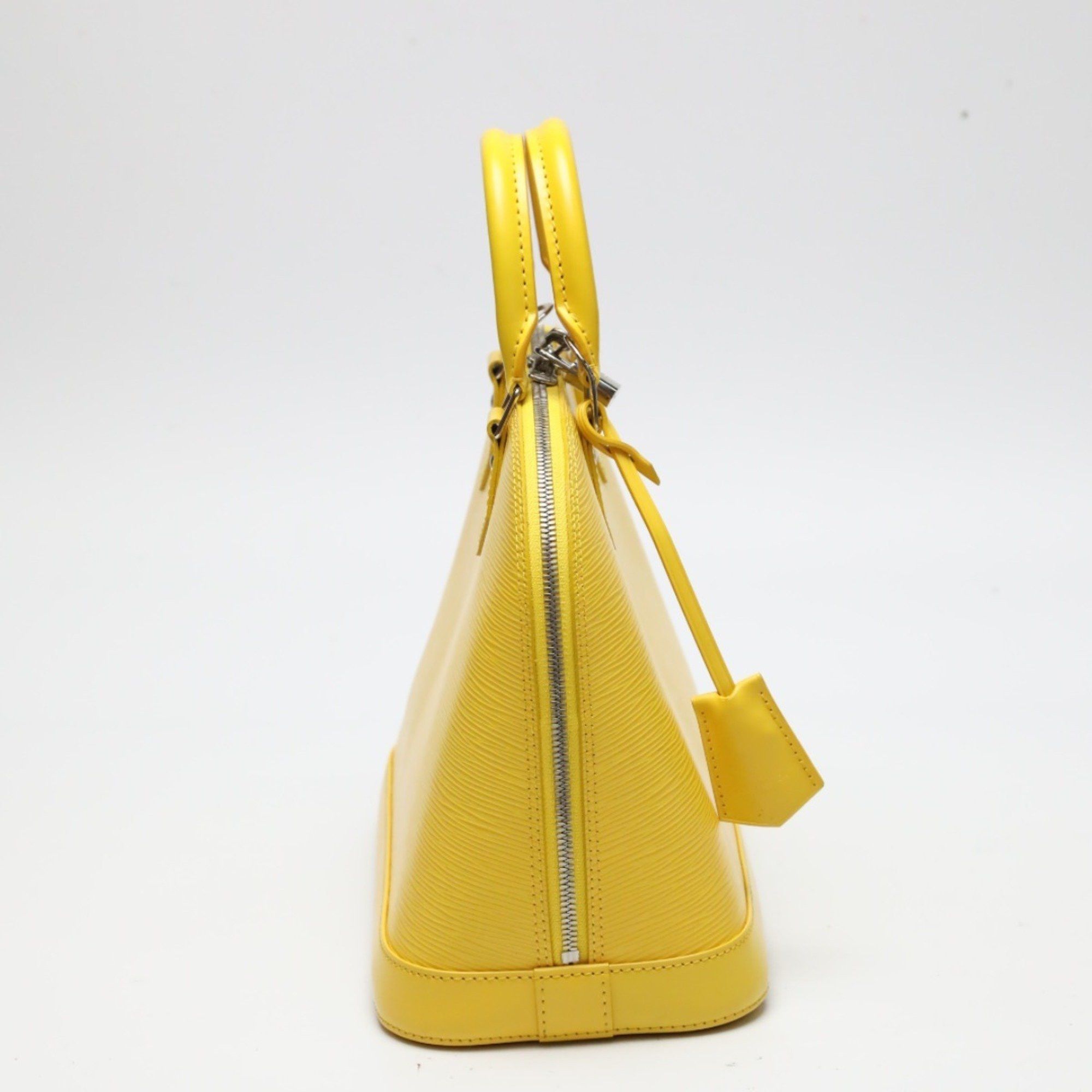 Louis Vuitton LOUIS VUITTON Handbag Epi Alma Leather M40619 Citron LV Size ONE SIZE - 3 Thumbnail