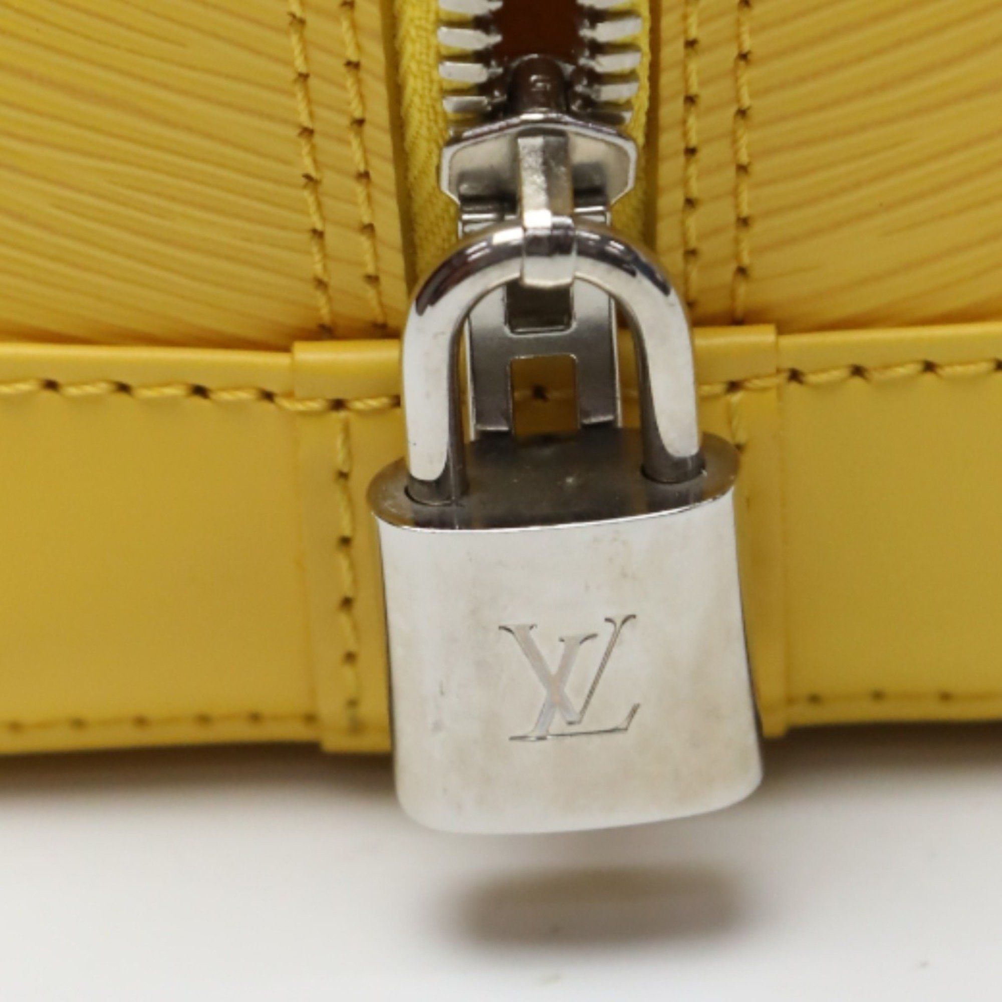 Louis Vuitton LOUIS VUITTON Handbag Epi Alma Leather M40619 Citron LV Size ONE SIZE - 18 Thumbnail