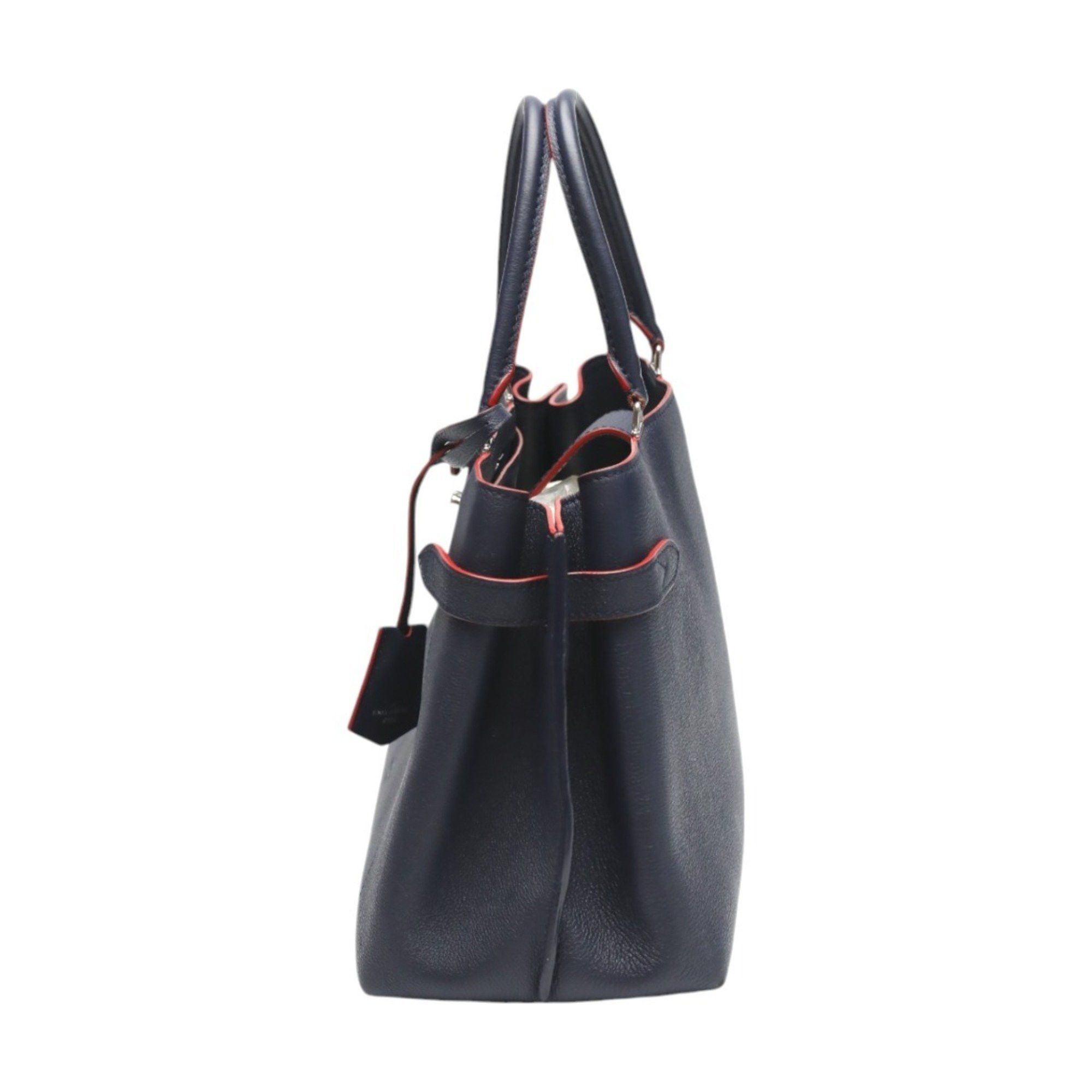 Louis Vuitton Louis Vuitton Handbag Bag Rock Me Day Marine Rouge M53645 Navy x Red LV Size ONE SIZE - 4 Thumbnail