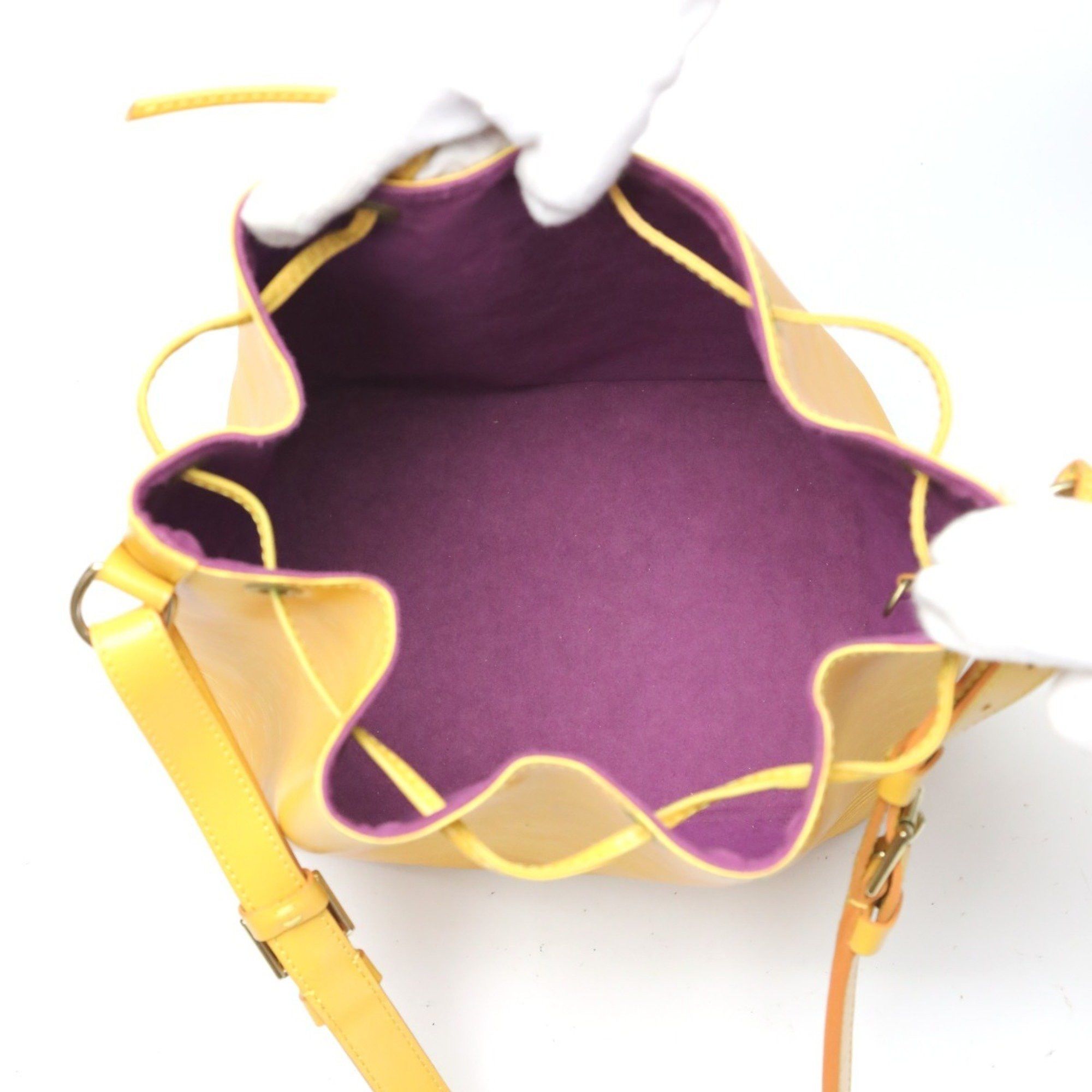 Louis Vuitton Louis Vuitton Shoulder Bag Epi Petit Noe Leather M44109 Tassili Yellow LV Size ONE SIZE - 19 Thumbnail
